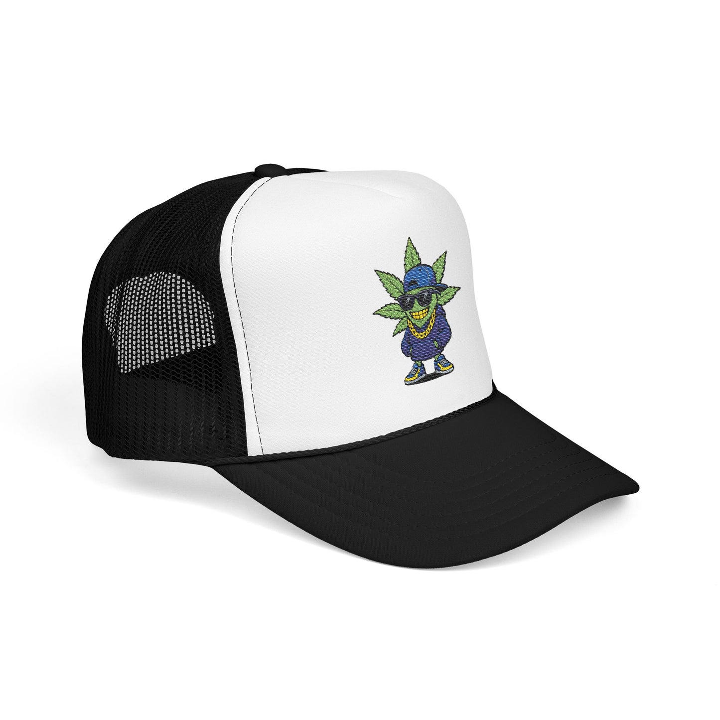 Cool Embroidered Foam Trucker Hat for Trendsetters, Everyday Style, Gift for Him, Outdoor Activities, Unique Streetwear