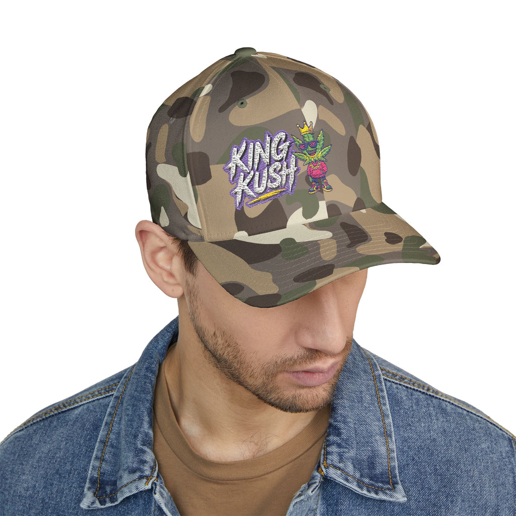King Rush Embroidered Cap, Fun Gift for Gamers, Casual Streetwear, Fashion Accessories, Birthday Present, Outdoor Activities