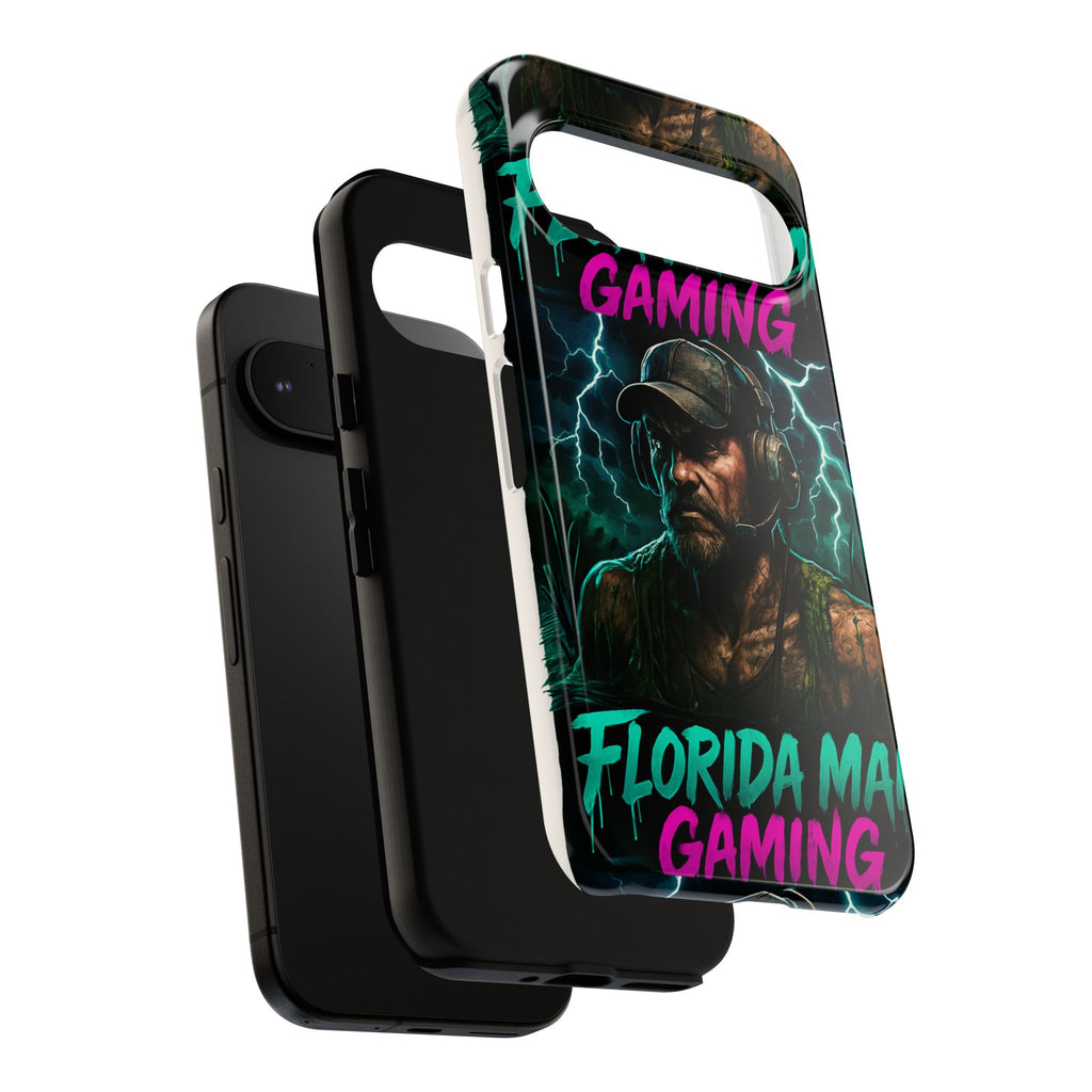 Phone Case - Florida Man Gaming Mascot Rising from the Swamp Tough Case