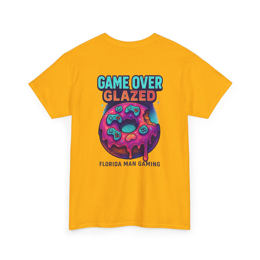 Gaming Graphic Tee for Retro Fun Lovers, Perfect for Gifts, Casual Wear, Gaming Events, Game Over Design