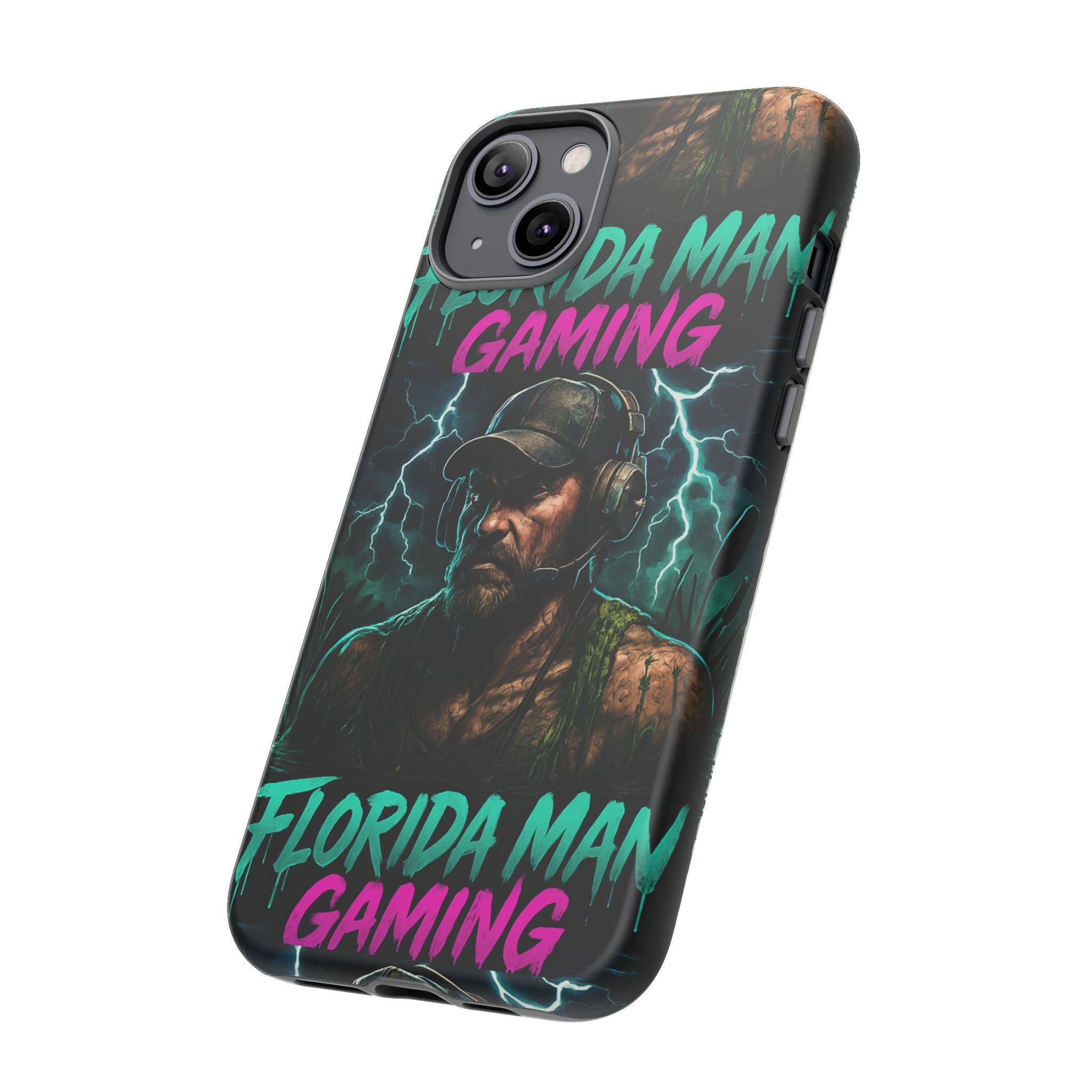 Phone Case - Florida Man Gaming Mascot Rising from the Swamp Tough Case