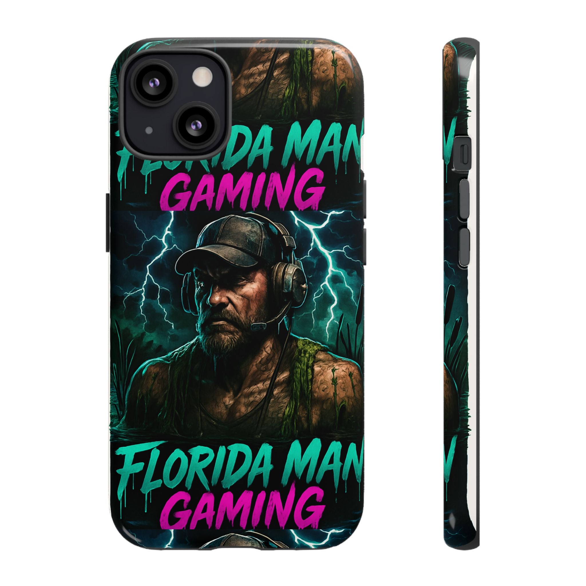 Phone Case - Florida Man Gaming Mascot Rising from the Swamp Tough Case