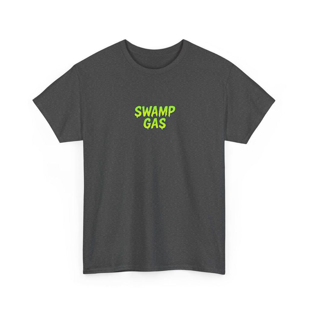 Swamp Gas Monster Unisex Tee, Fun Graphic Shirt, Gift for Monster Lovers, Casual Wear, Halloween Apparel, Youth and Adult Sizes
