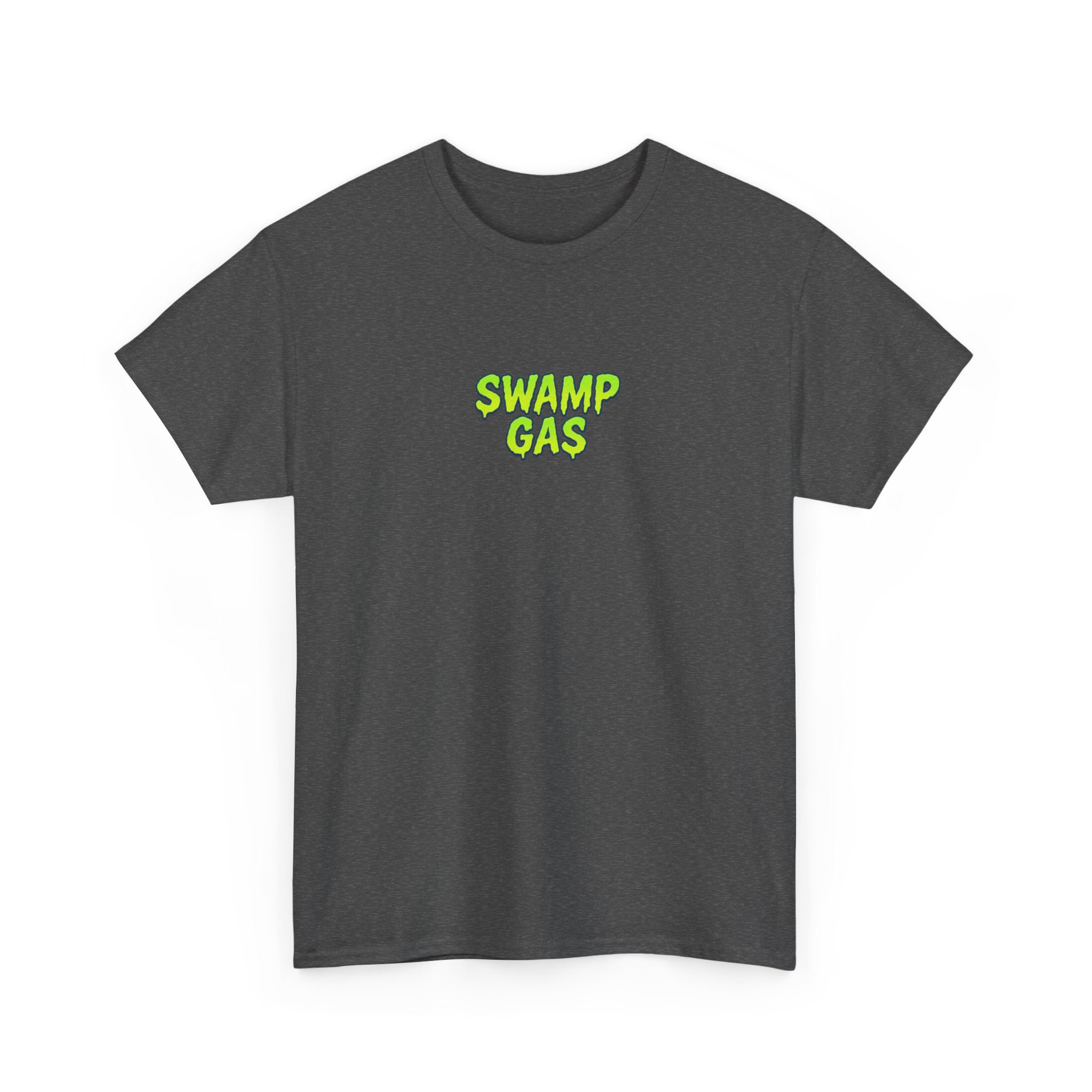 Swamp Gas Monster Unisex Tee, Fun Graphic Shirt, Gift for Monster Lovers, Casual Wear, Halloween Apparel, Youth and Adult Sizes