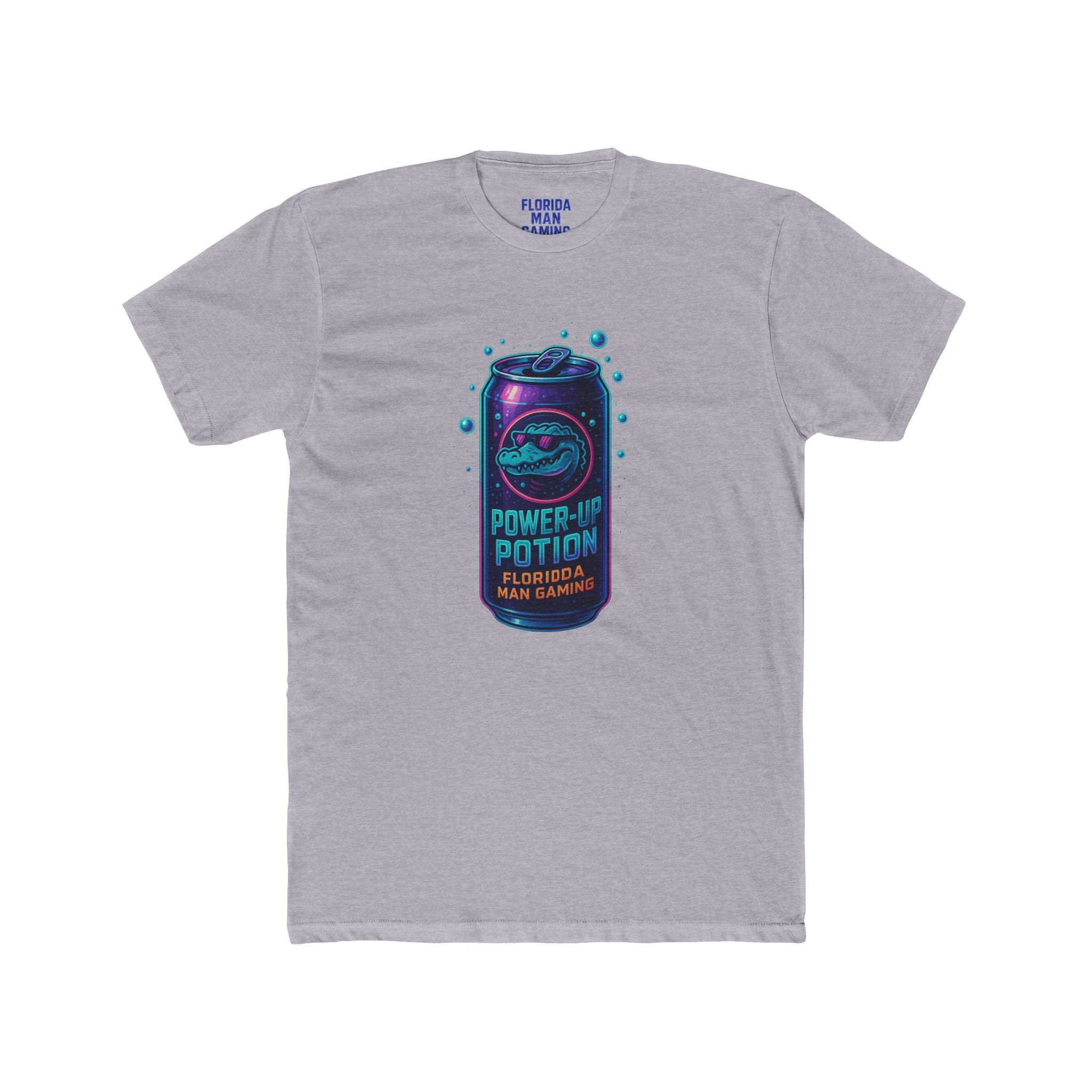 Florida Man Crew Tee: Gaming Humor Shirt, Fun Gift for Gamers, Unisex Tee for Parties, Retro Style Casual Wear, Unique Birthday Present