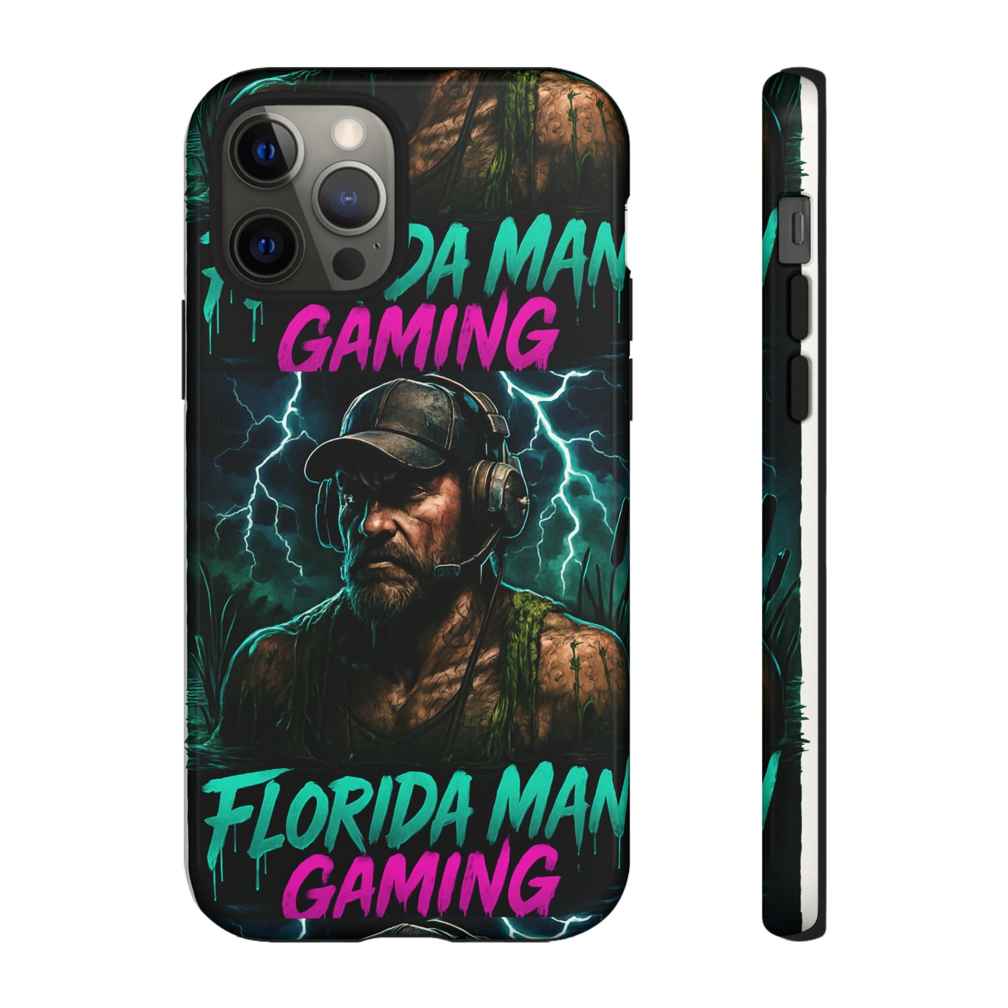 Phone Case - Florida Man Gaming Mascot Rising from the Swamp Tough Case