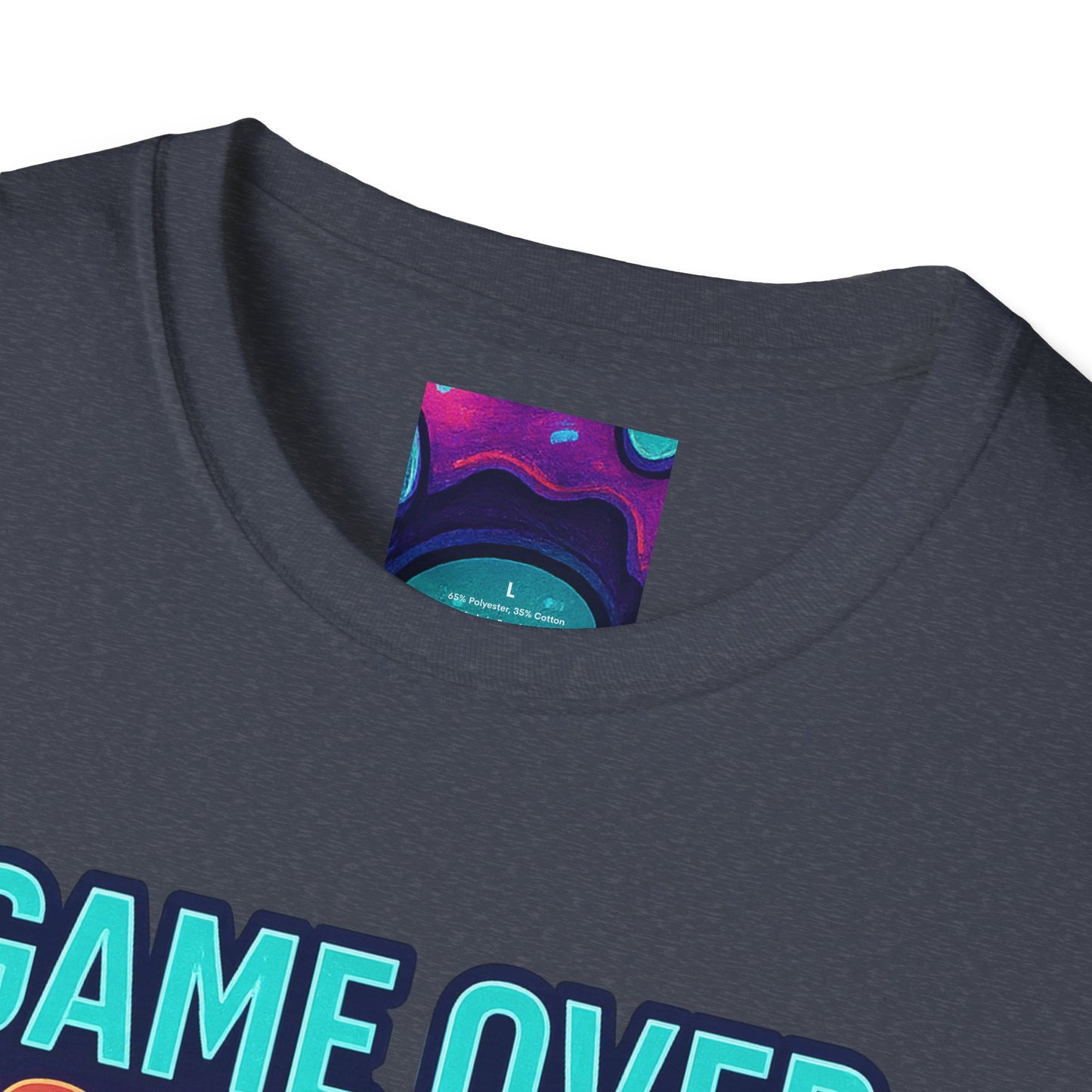 Retro Gamer Donut T-Shirt - Fun Gaming Tee, Unisex Softstyle, Perfect for Gamers, Gaming Events, Birthday Gifts, Casual Wear