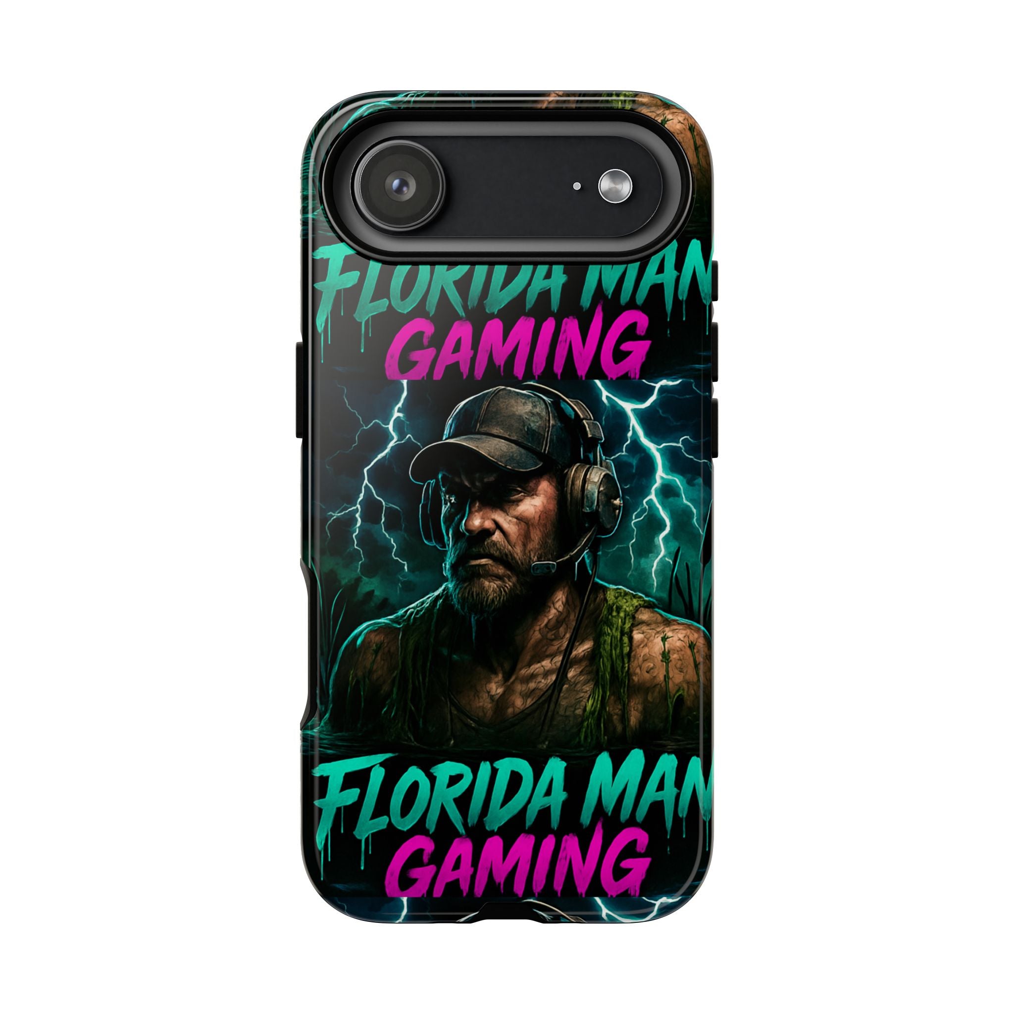 Phone Case - Florida Man Gaming Mascot Rising from the Swamp Tough Case