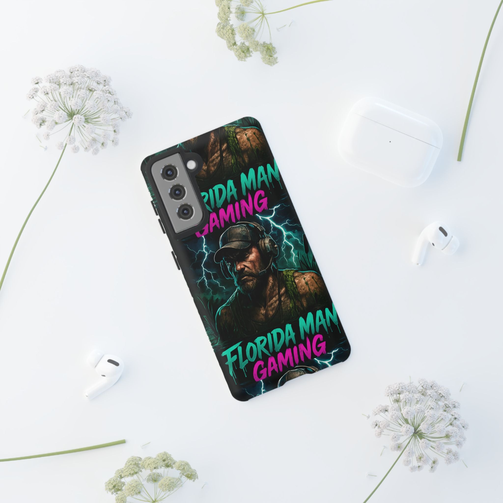Phone Case - Florida Man Gaming Mascot Rising from the Swamp Tough Case