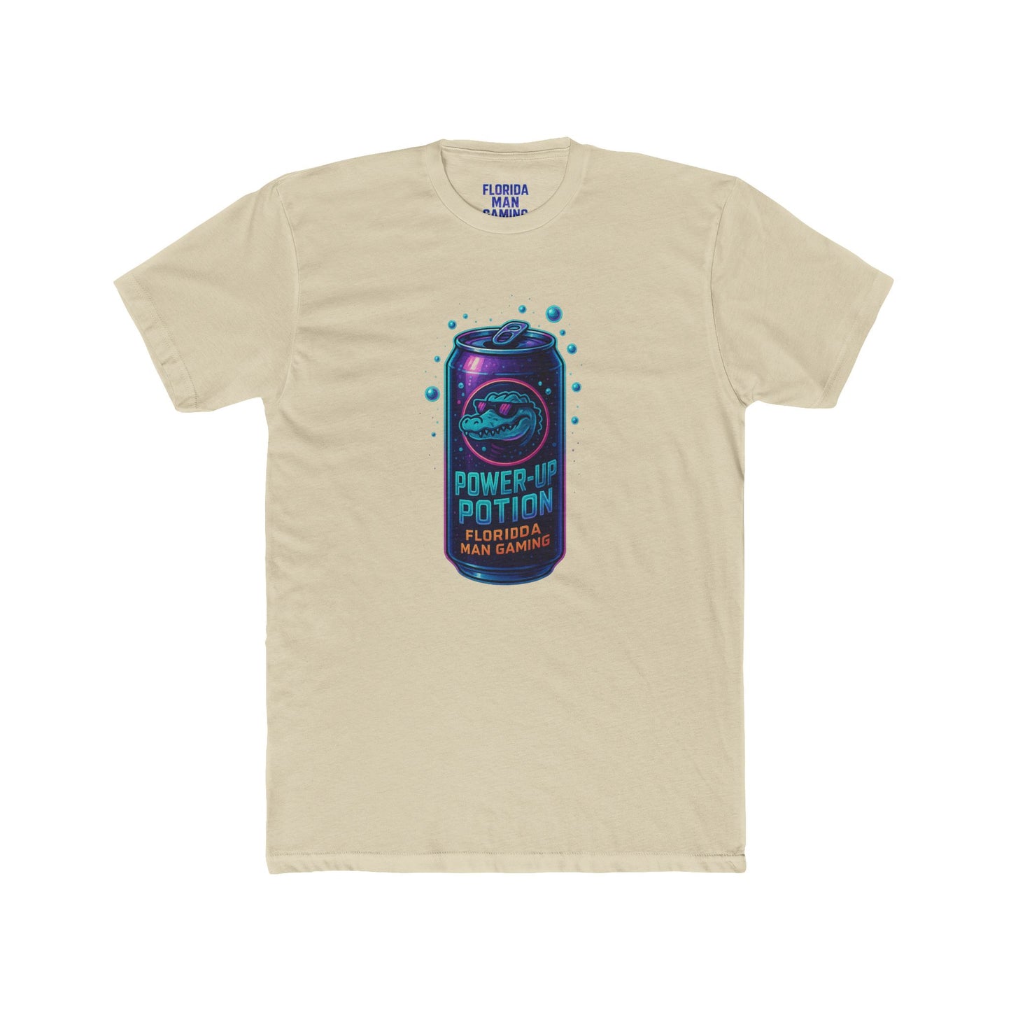 Florida Man Crew Tee: Gaming Humor Shirt, Fun Gift for Gamers, Unisex Tee for Parties, Retro Style Casual Wear, Unique Birthday Present