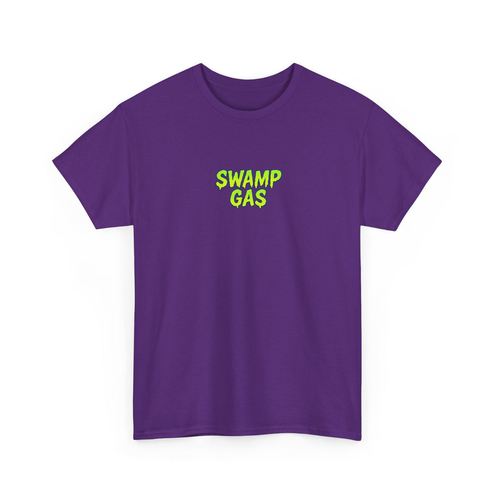 Swamp Gas Monster Unisex Tee, Fun Graphic Shirt, Gift for Monster Lovers, Casual Wear, Halloween Apparel, Youth and Adult Sizes