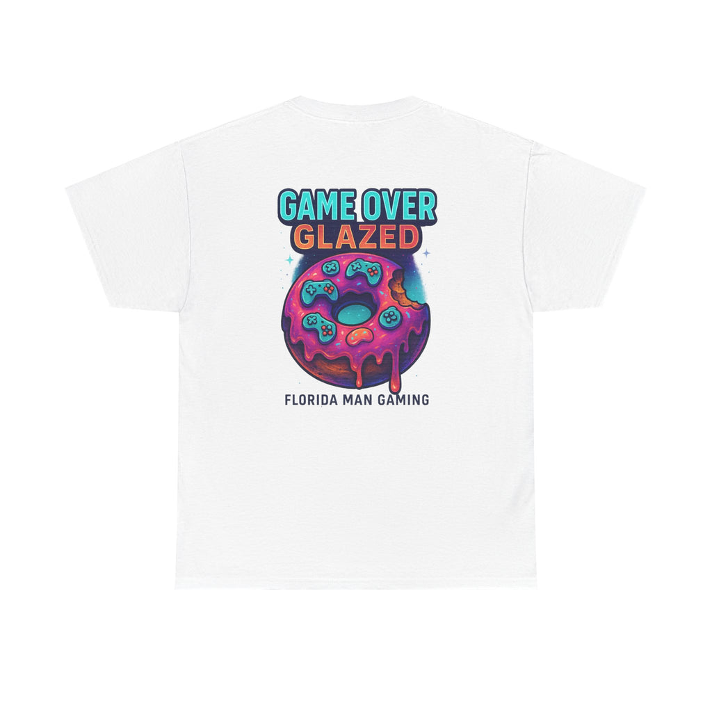 Gaming Graphic Tee for Retro Fun Lovers, Perfect for Gifts, Casual Wear, Gaming Events, Game Over Design