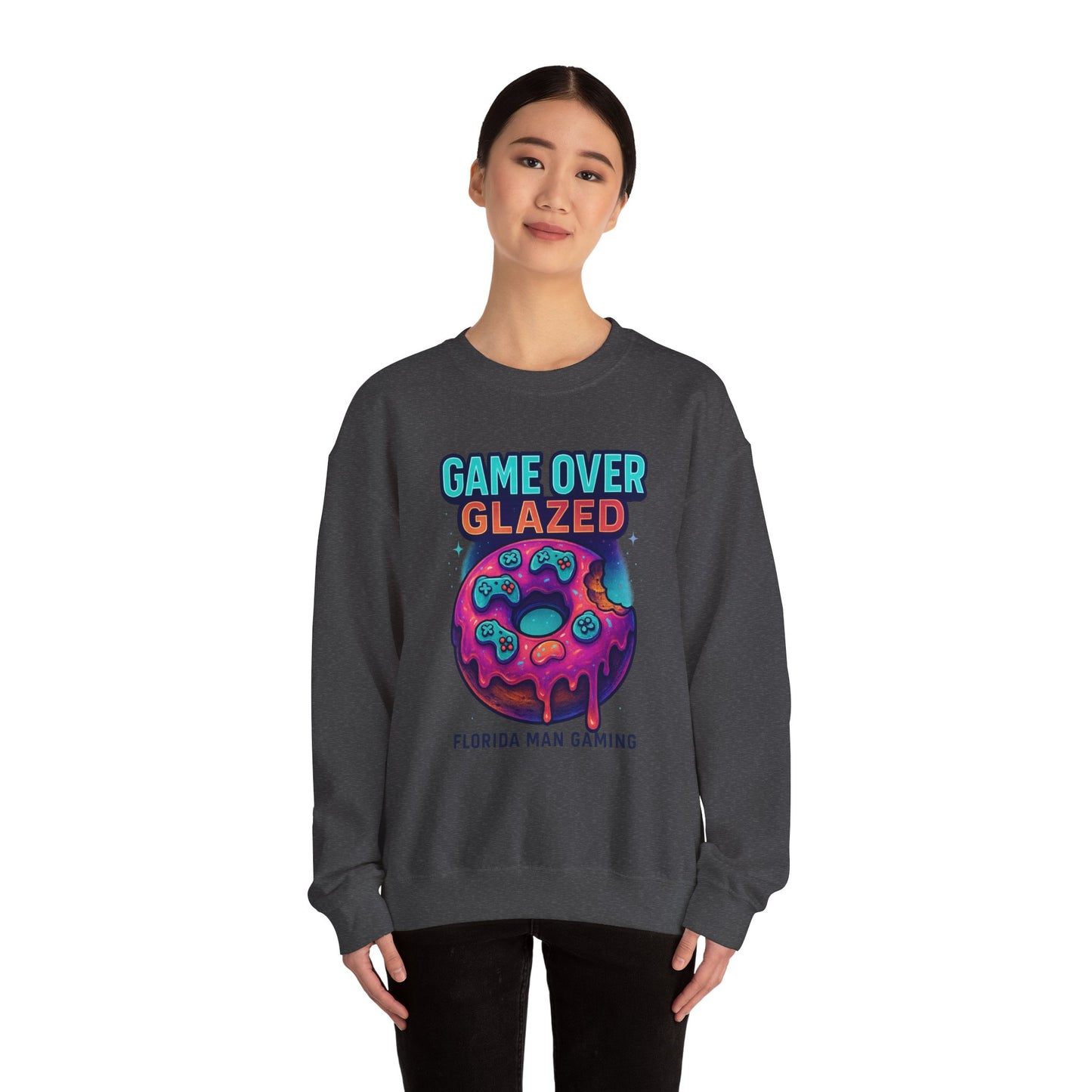 Gaming Sweatshirt, Playful Crewneck for Gamers, Funny Gift for Video Game Lovers, Cozy Unisex Apparel, Unique Retro Style