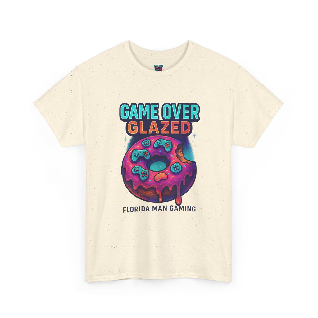 Gaming Graphic Tee for Retro Fun Lovers, Perfect for Gifts, Casual Wear, Gaming Events, Game Over Design