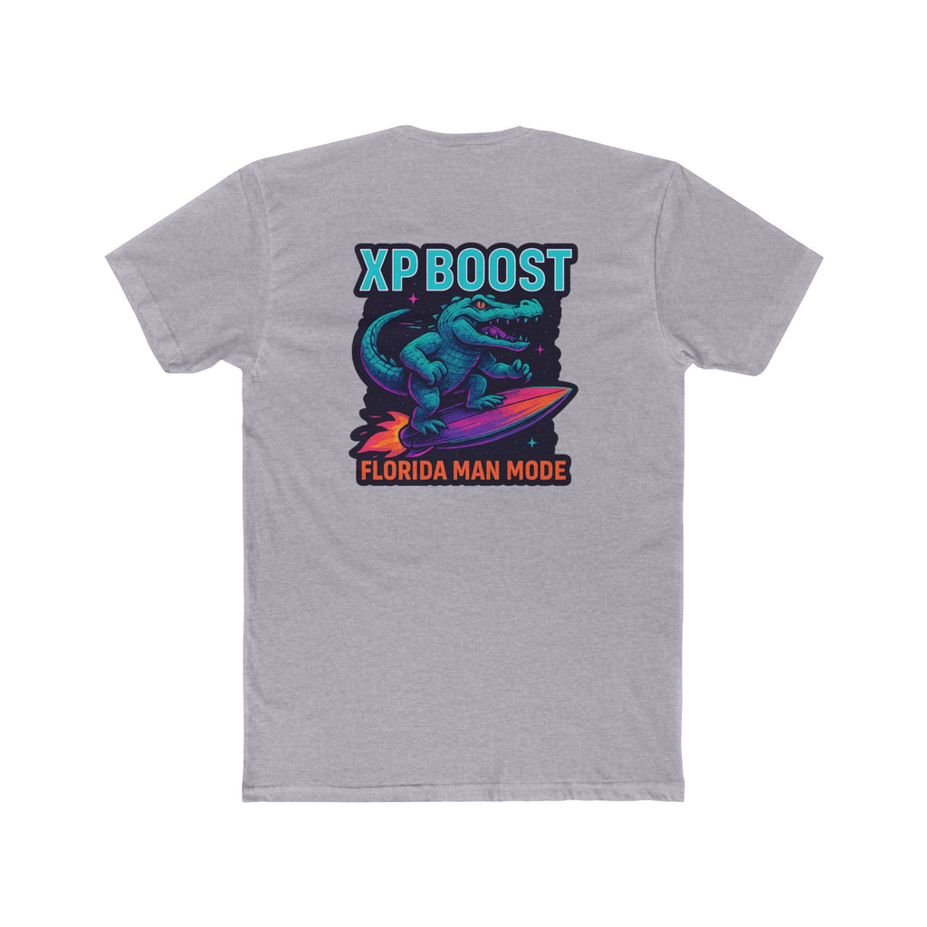 Florida Man Crew Tee: Gaming Humor Shirt, Fun Gift for Gamers, Unisex Tee for Parties, Retro Style Casual Wear, Unique Birthday Present