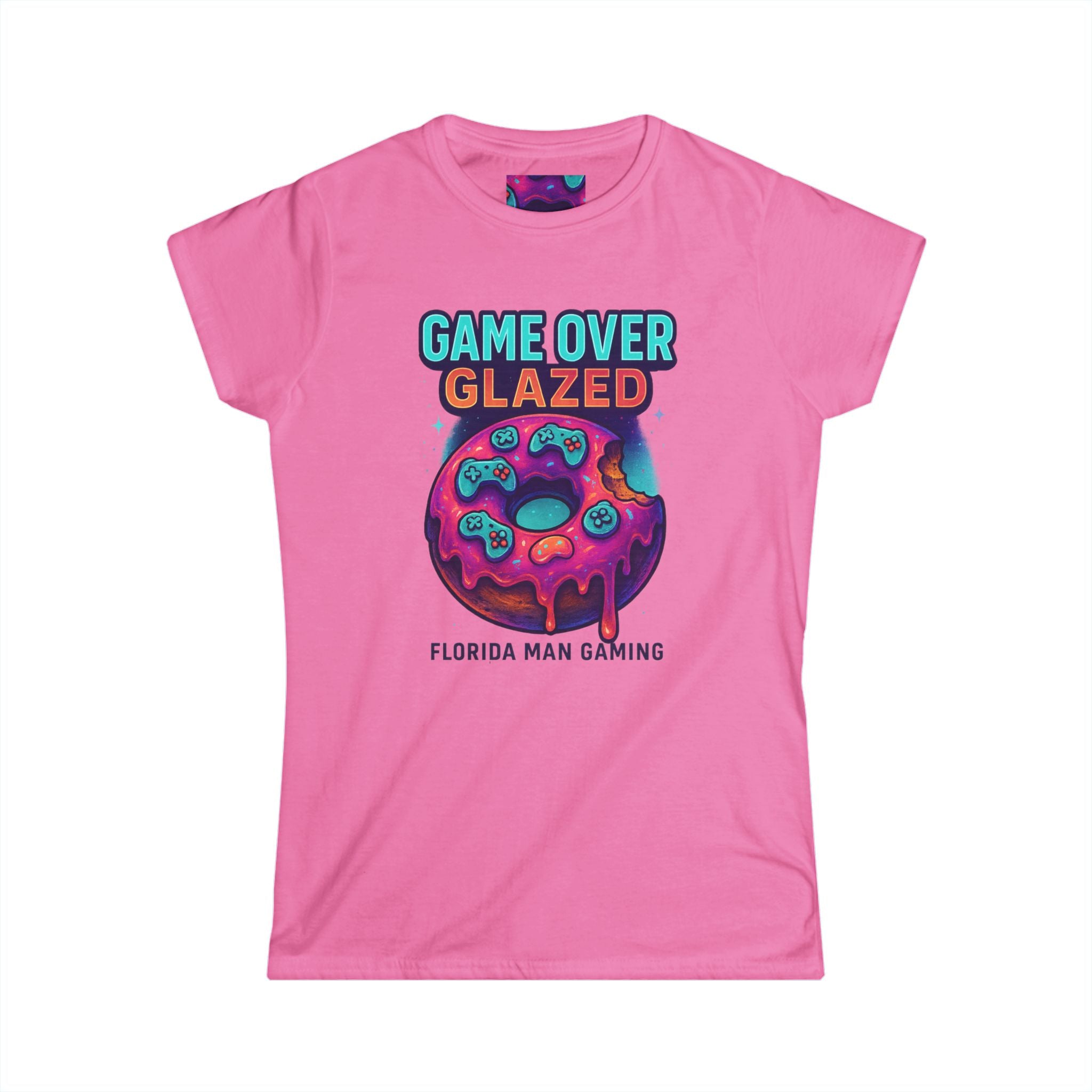 Gaming-Inspired Women's Softstyle Tee - Perfect for Gamers, Nerds, Birthday Gifts, Gaming Events, Casual Wear
