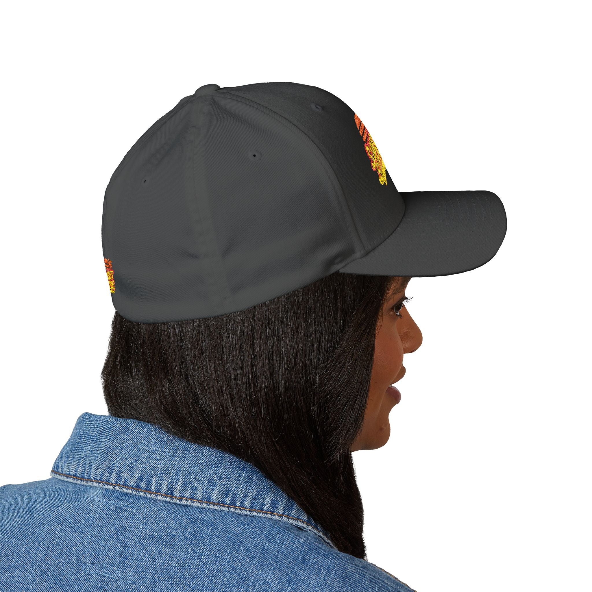 Cap - Sunset Sizzle Embroidery Design - Vaporwave Streetwear