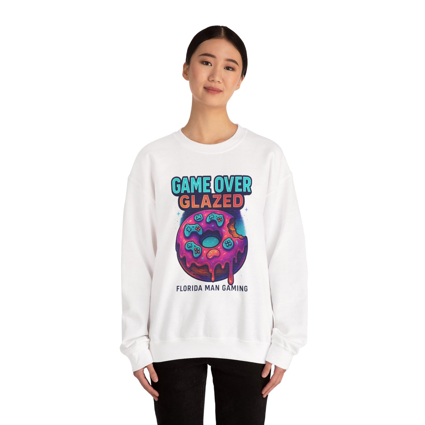 Gaming Sweatshirt, Playful Crewneck for Gamers, Funny Gift for Video Game Lovers, Cozy Unisex Apparel, Unique Retro Style