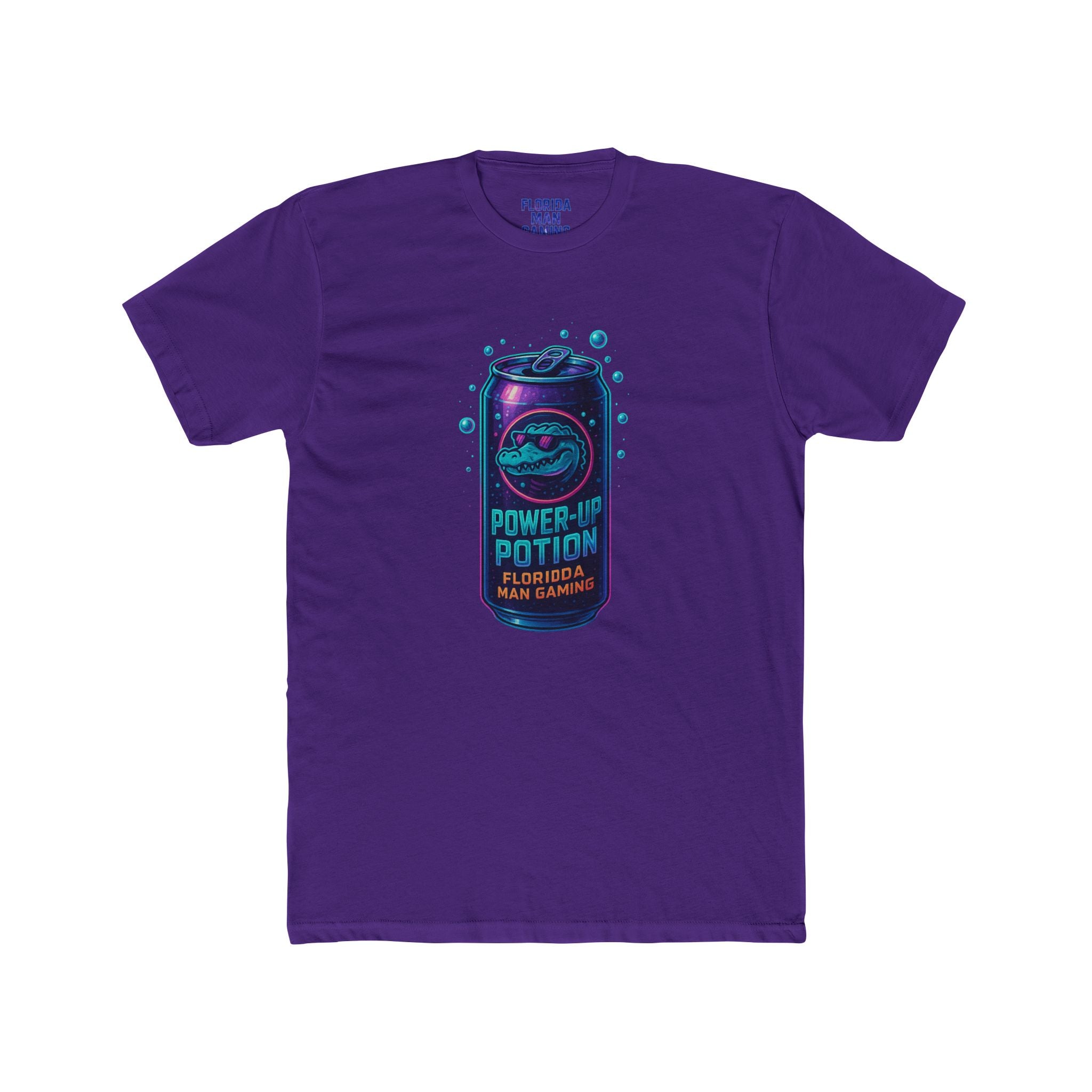 Florida Man Crew Tee: Gaming Humor Shirt, Fun Gift for Gamers, Unisex Tee for Parties, Retro Style Casual Wear, Unique Birthday Present