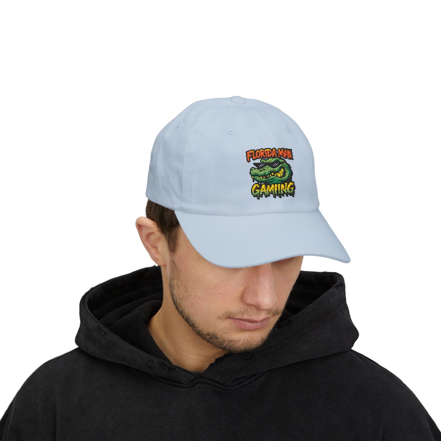 Florida Man Gaming Classic Dad Cap, Funny Gift for Gamers, Casual Sun Hat, Summer Accessory, Unique Dad Hat