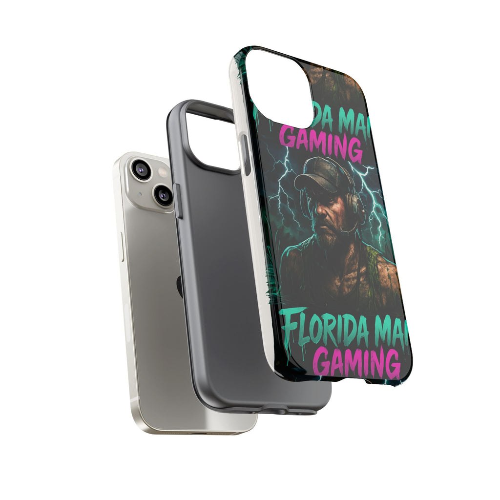 Phone Case - Florida Man Gaming Mascot Rising from the Swamp Tough Case