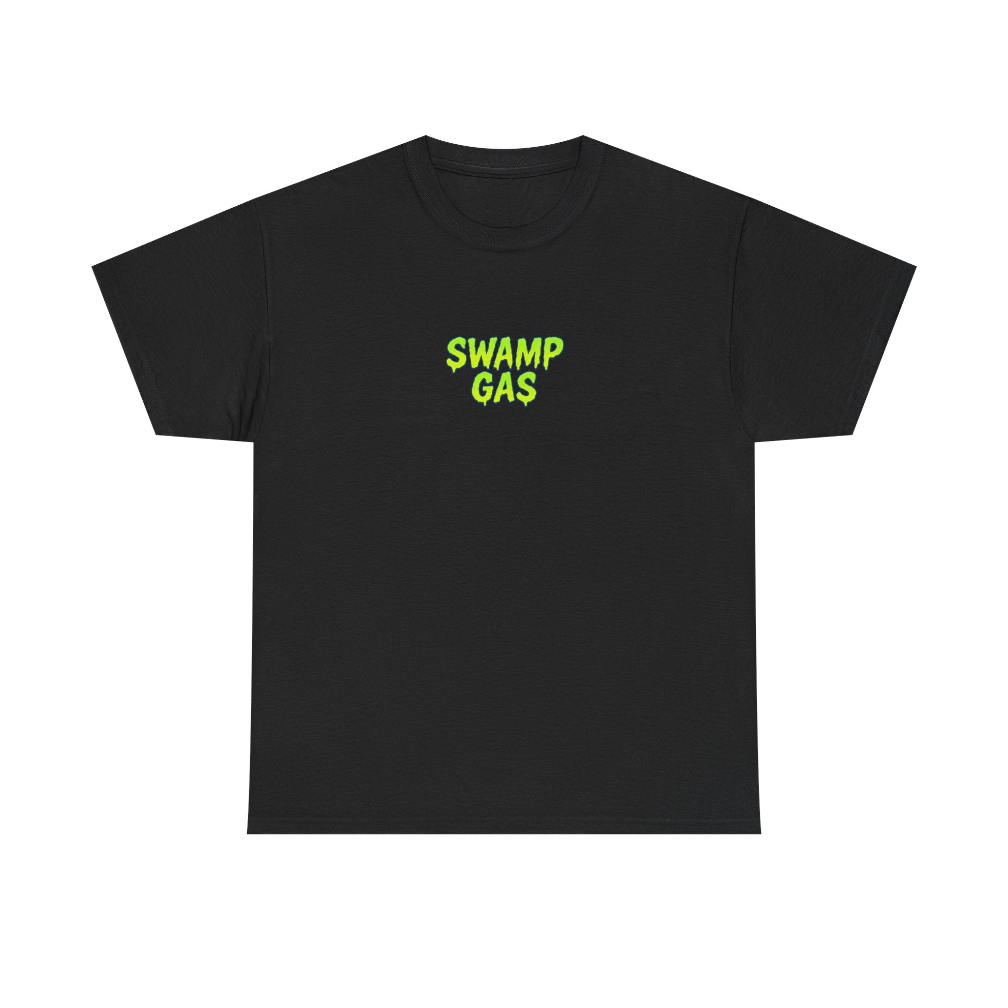 Swamp Gas Monster Unisex Tee, Fun Graphic Shirt, Gift for Monster Lovers, Casual Wear, Halloween Apparel, Youth and Adult Sizes