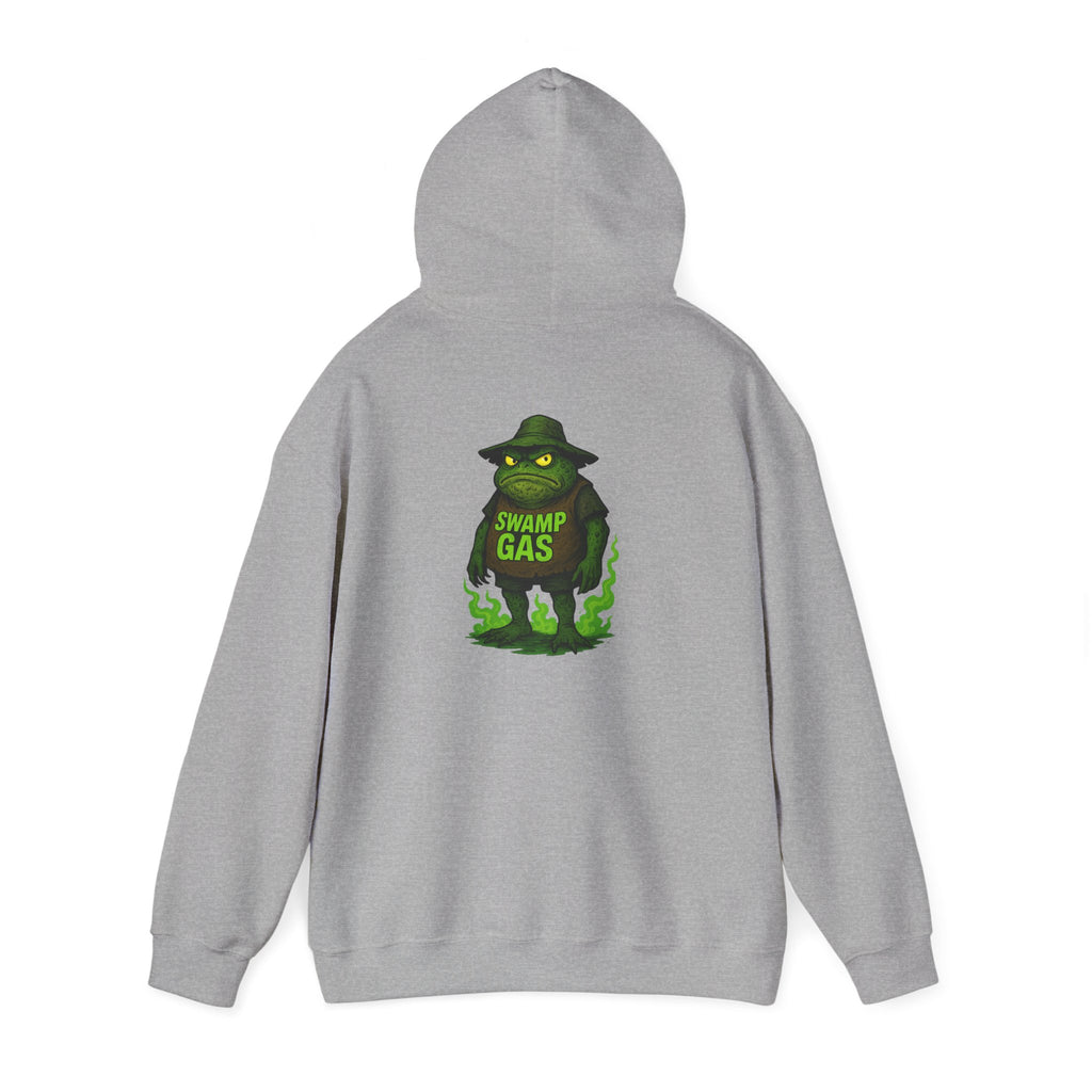 Swamp Gas Unisex Hoodie | Fun Gift for Halloween, Cozy Casual Wear, Unique Graphic Sweatshirt, Quirky Style, Perfect for Fall
