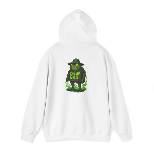 Swamp Gas Unisex Hoodie | Fun Gift for Halloween, Cozy Casual Wear, Unique Graphic Sweatshirt, Quirky Style, Perfect for Fall