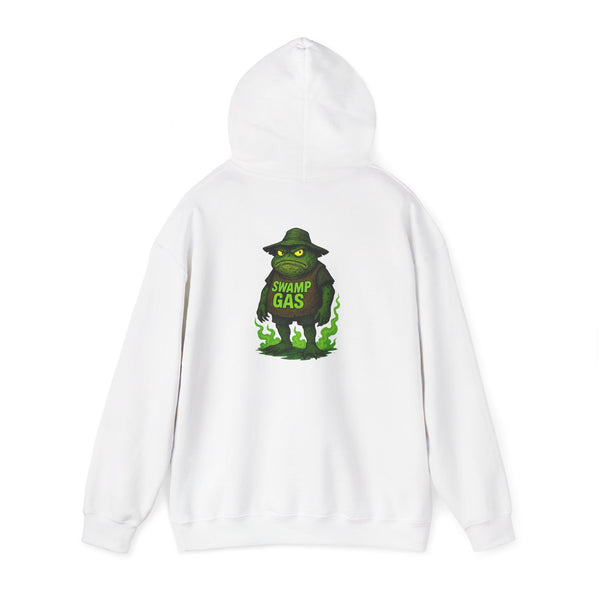 Swamp Gas Unisex Hoodie | Fun Gift for Halloween, Cozy Casual Wear, Unique Graphic Sweatshirt, Quirky Style, Perfect for Fall
