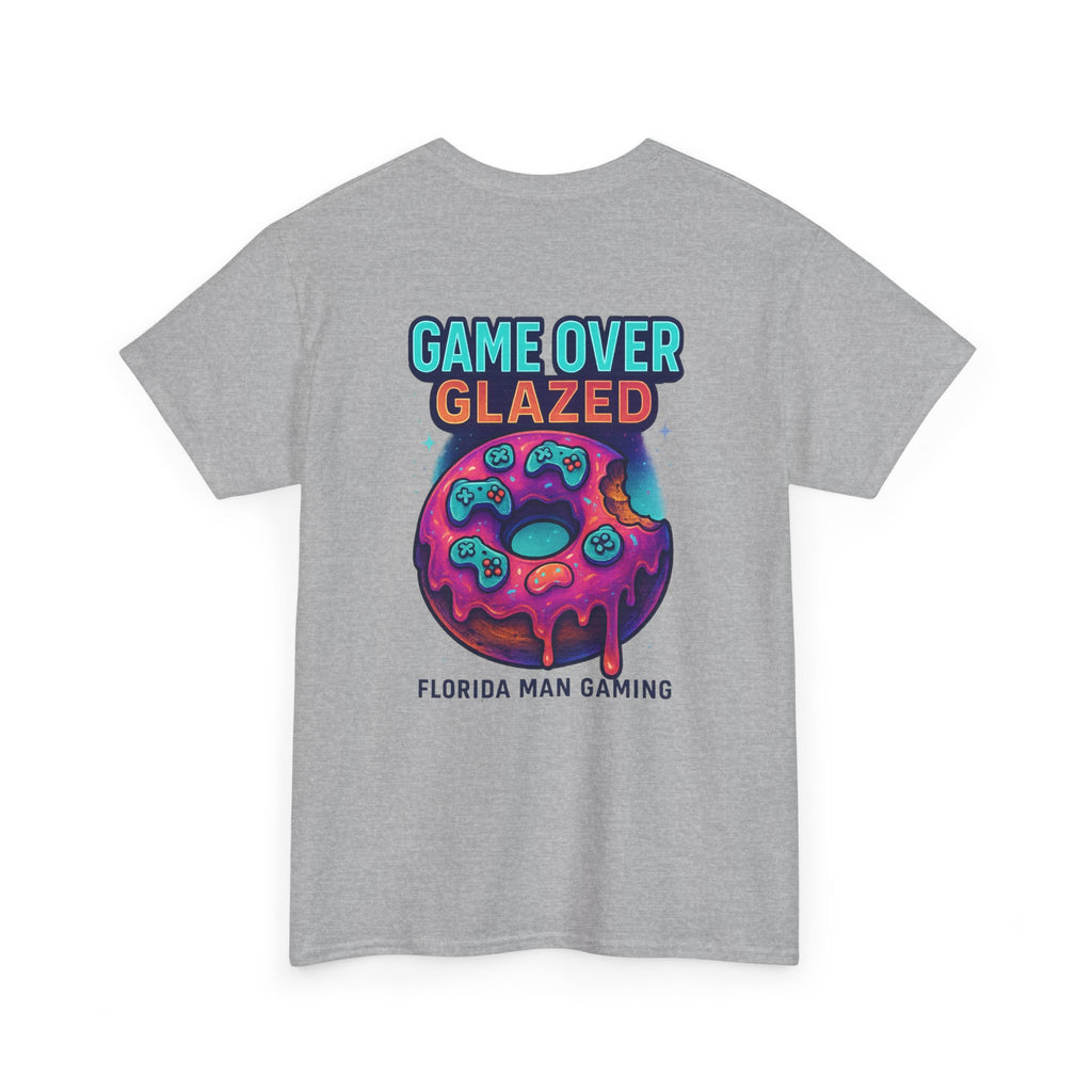 Gaming Graphic Tee for Retro Fun Lovers, Perfect for Gifts, Casual Wear, Gaming Events, Game Over Design