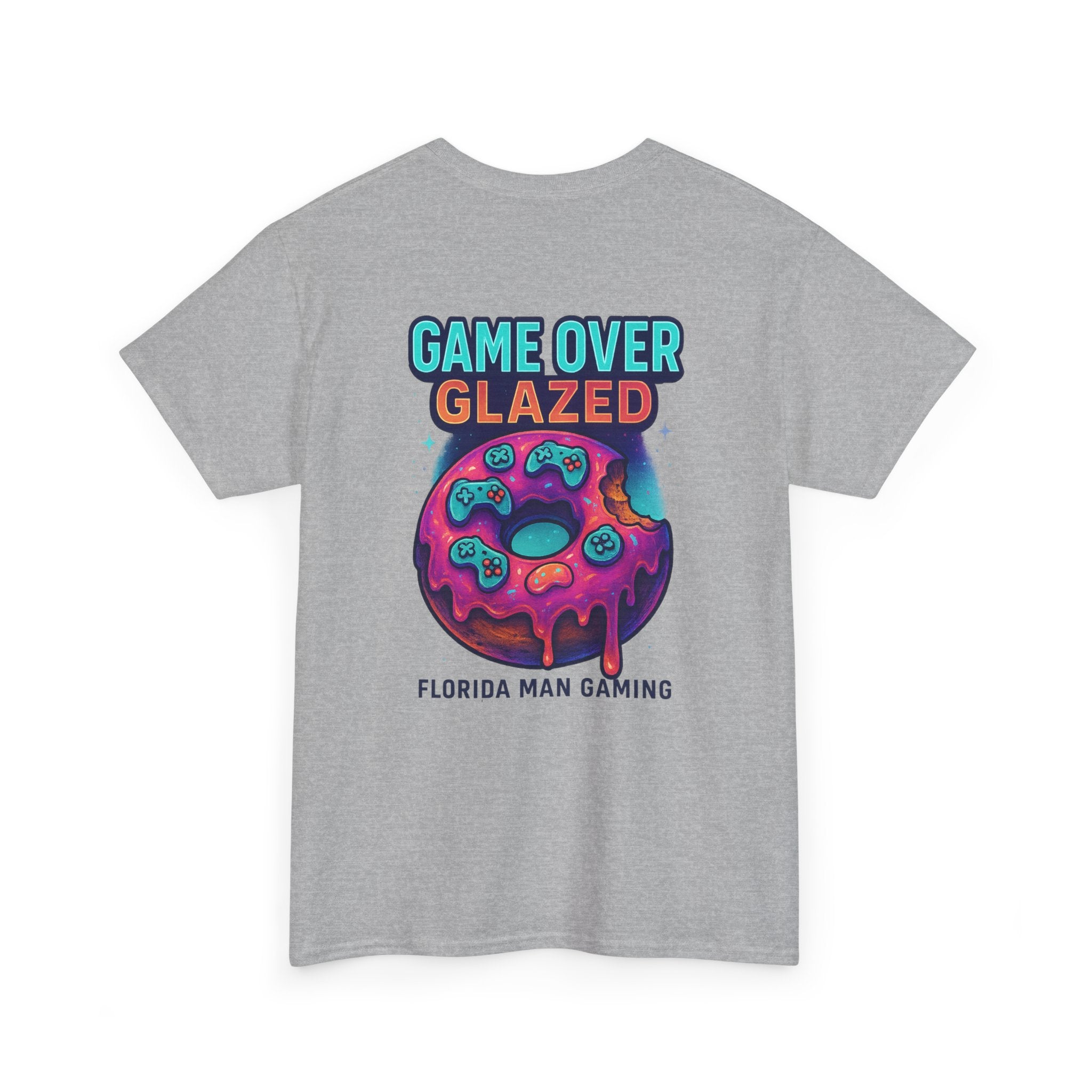 Gaming Graphic Tee for Retro Fun Lovers, Perfect for Gifts, Casual Wear, Gaming Events, Game Over Design