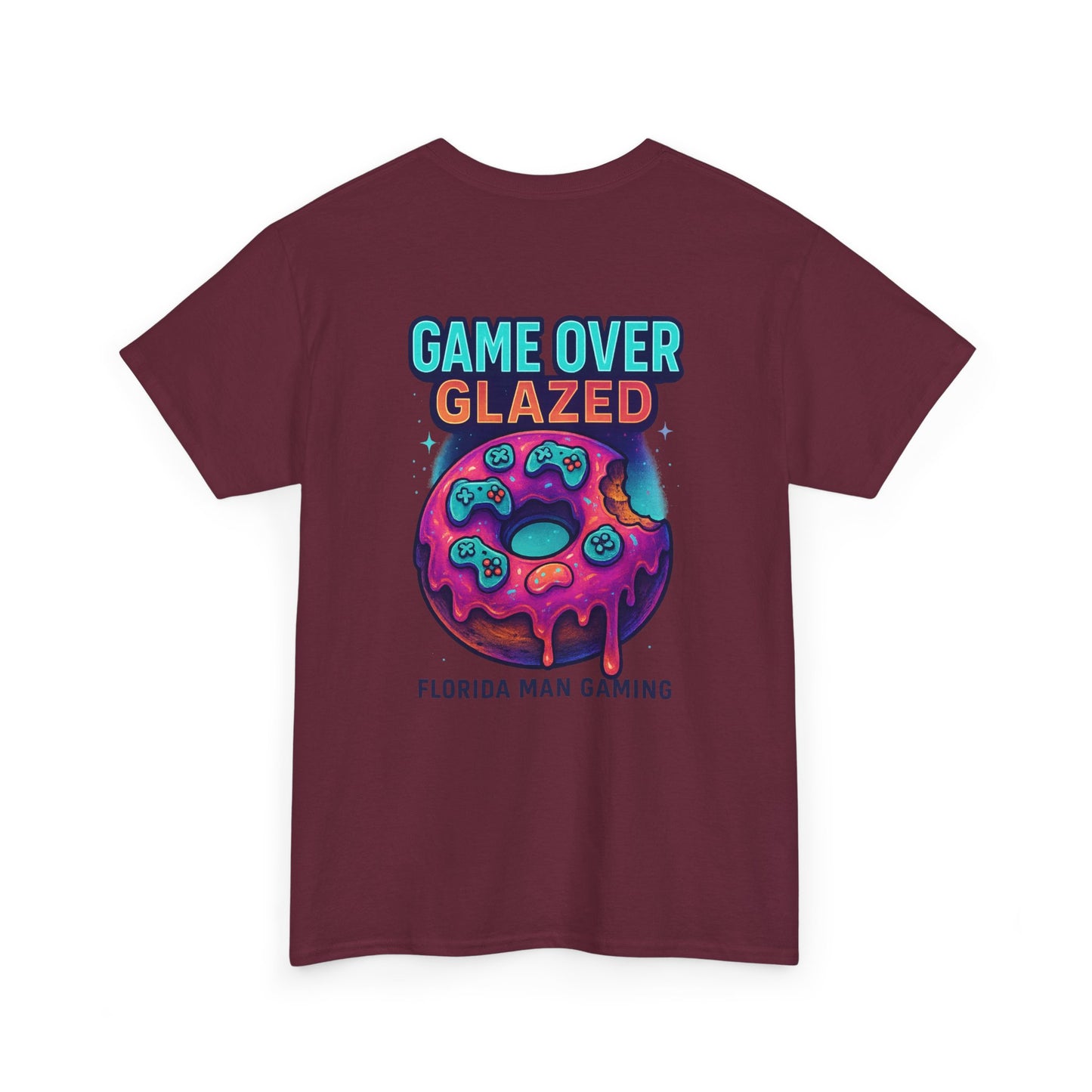 Gaming Graphic Tee for Retro Fun Lovers, Perfect for Gifts, Casual Wear, Gaming Events, Game Over Design