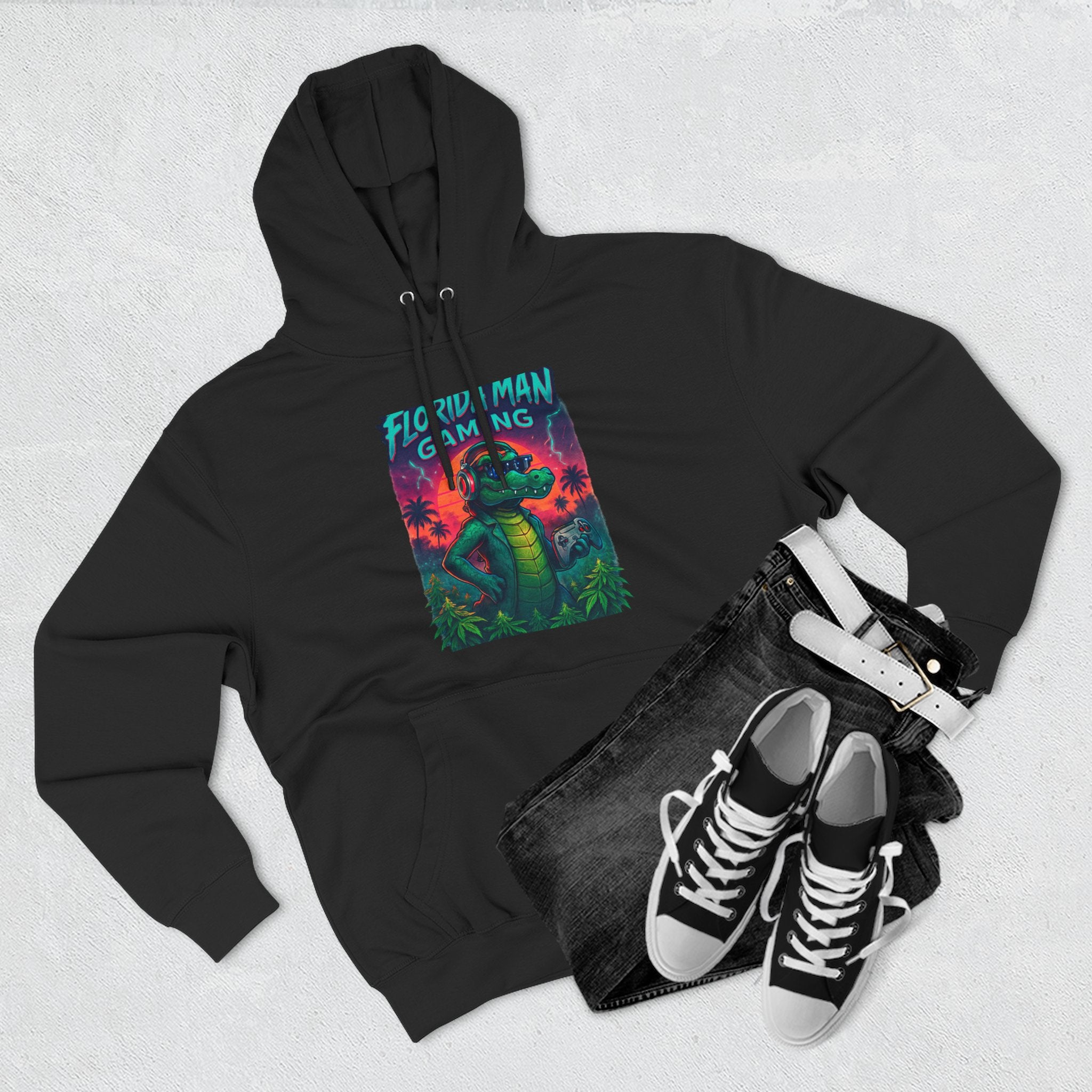 Gamer Fleece Hoodie - Cozy Dragon Design, Perfect for Gaming Sessions, Gifts for Gamers, Casual Wear, Fun Streetwear