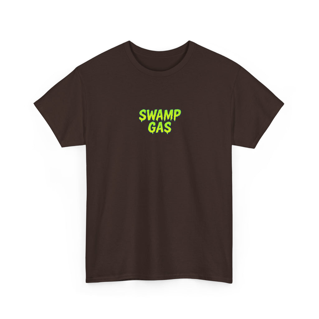 Swamp Gas Monster Unisex Tee, Fun Graphic Shirt, Gift for Monster Lovers, Casual Wear, Halloween Apparel, Youth and Adult Sizes