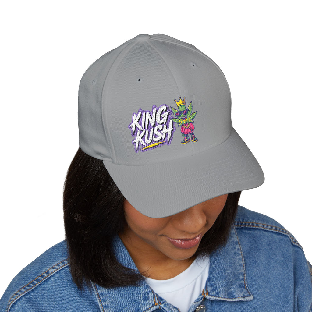King Rush Embroidered Cap, Fun Gift for Gamers, Casual Streetwear, Fashion Accessories, Birthday Present, Outdoor Activities
