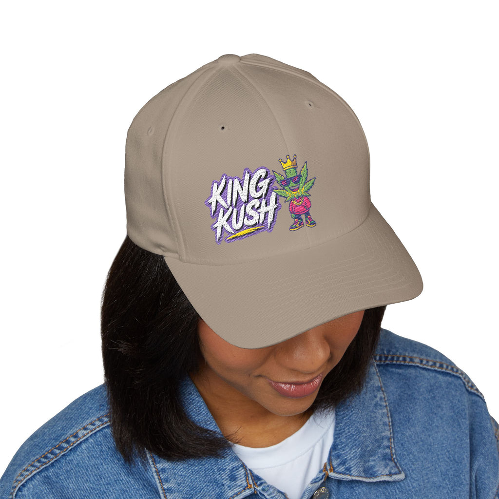 King Rush Embroidered Cap, Fun Gift for Gamers, Casual Streetwear, Fashion Accessories, Birthday Present, Outdoor Activities