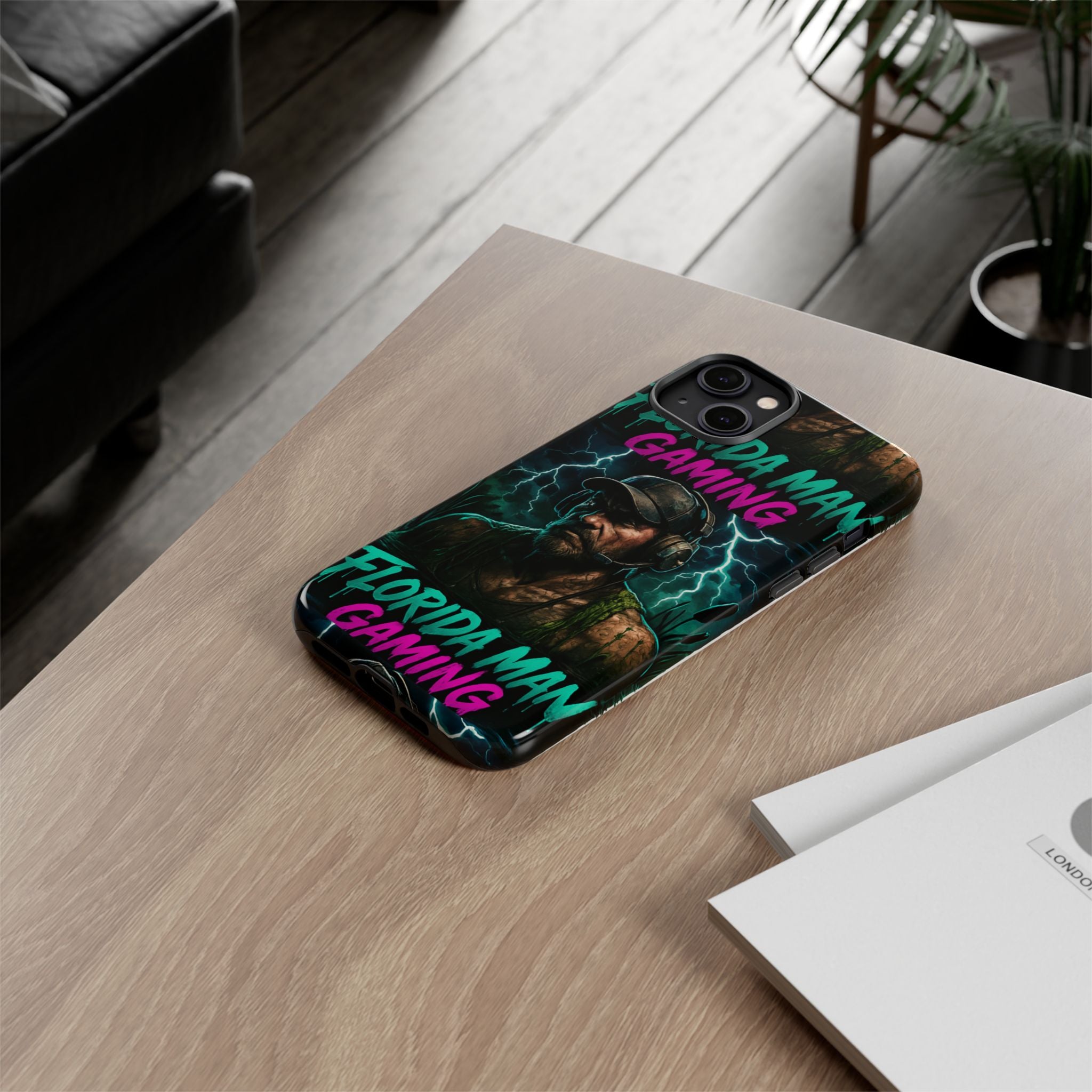 Phone Case - Florida Man Gaming Mascot Rising from the Swamp Tough Case