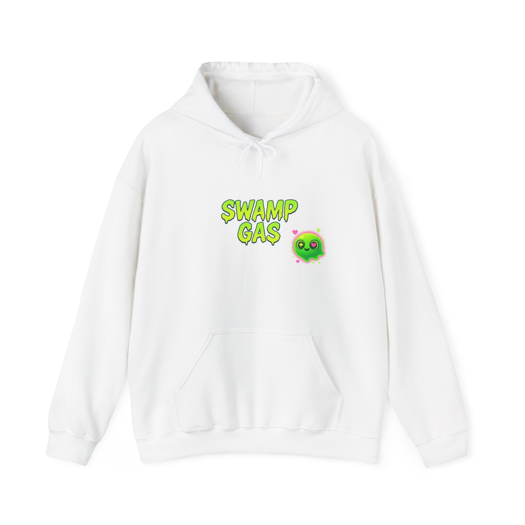 Cute Swamp Gas Hoodie, Unisex Sweatshirt, Gamer Gift, Green Slime Hoodie, Fun Casual Outfit, Halloween Costume