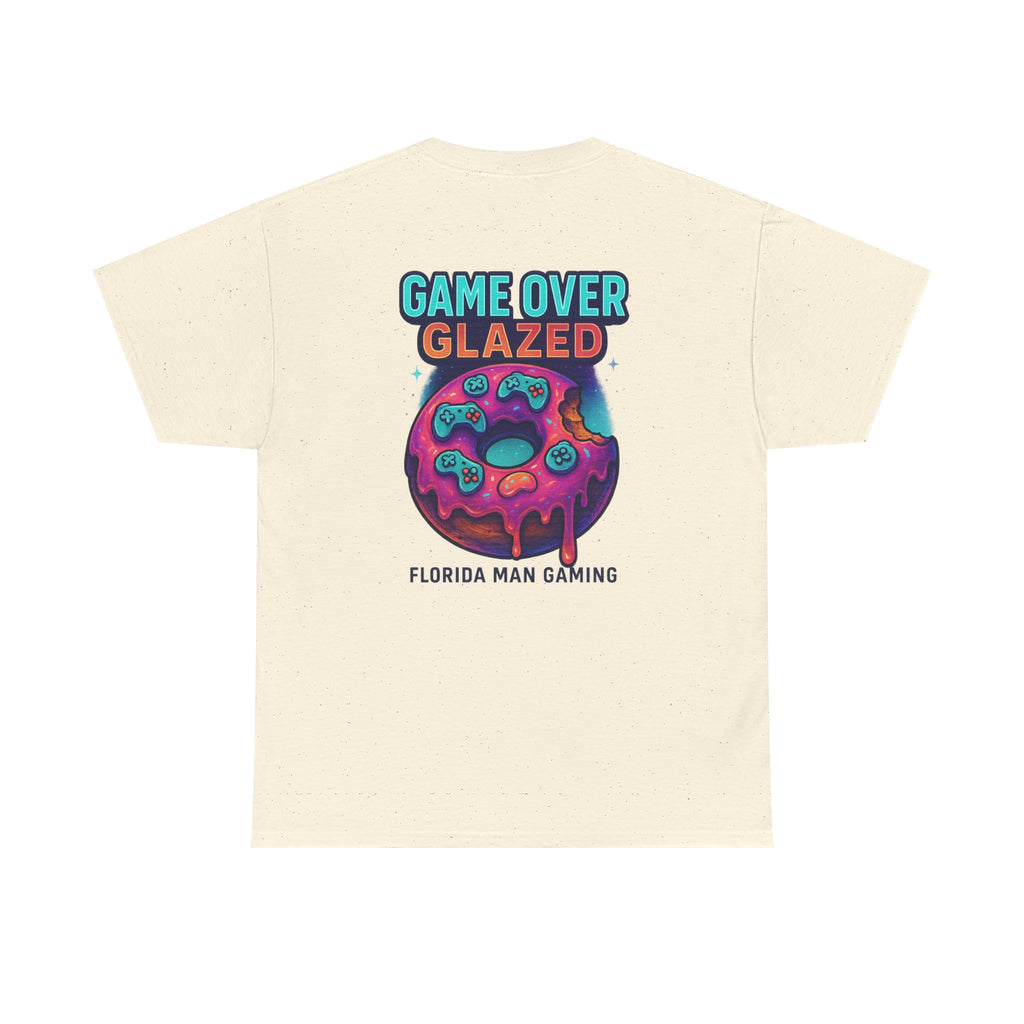 Gaming Graphic Tee for Retro Fun Lovers, Perfect for Gifts, Casual Wear, Gaming Events, Game Over Design