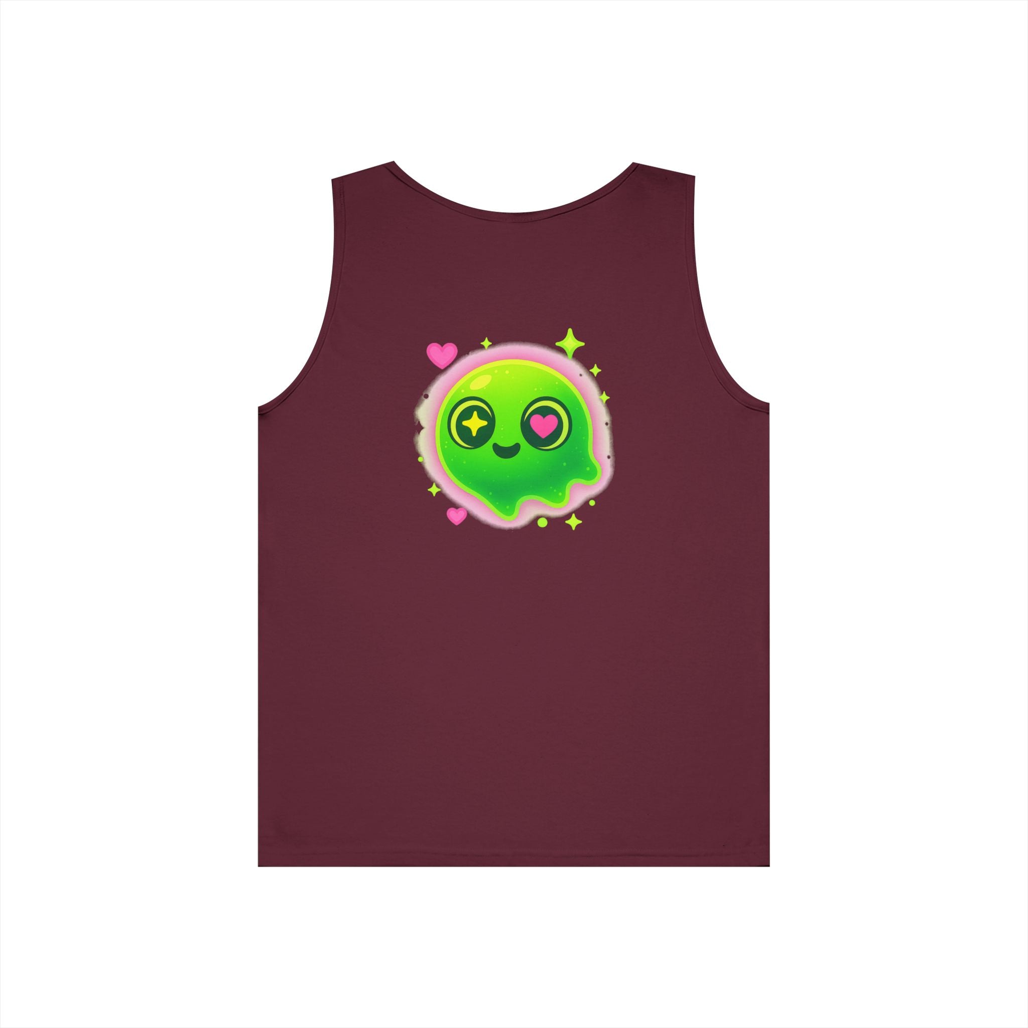Cute Cartoon Glow-in-the-Dark Tank Top, Summer Outfit, LGBTQ+ Pride Wear, Festival Attire, Funny Gift for Teens, Casual Wear