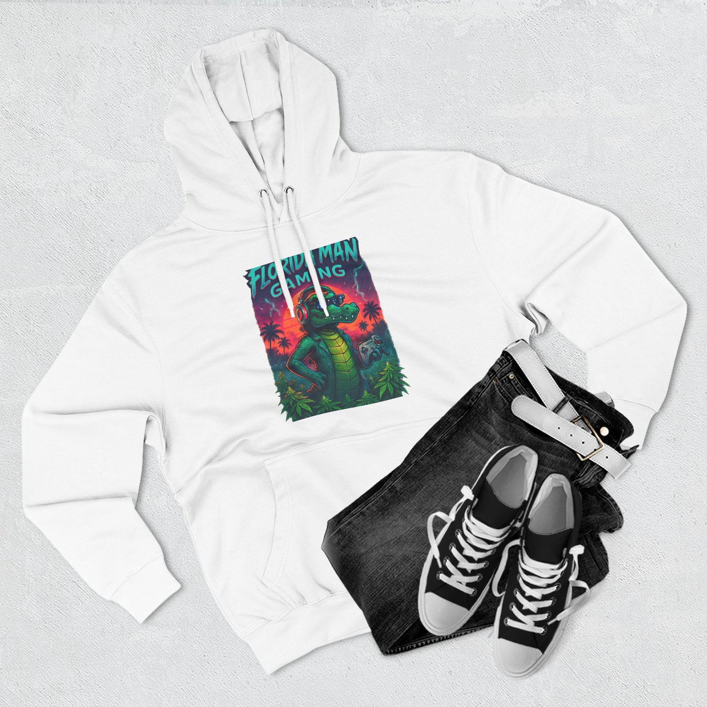 Gamer Fleece Hoodie - Cozy Dragon Design, Perfect for Gaming Sessions, Gifts for Gamers, Casual Wear, Fun Streetwear