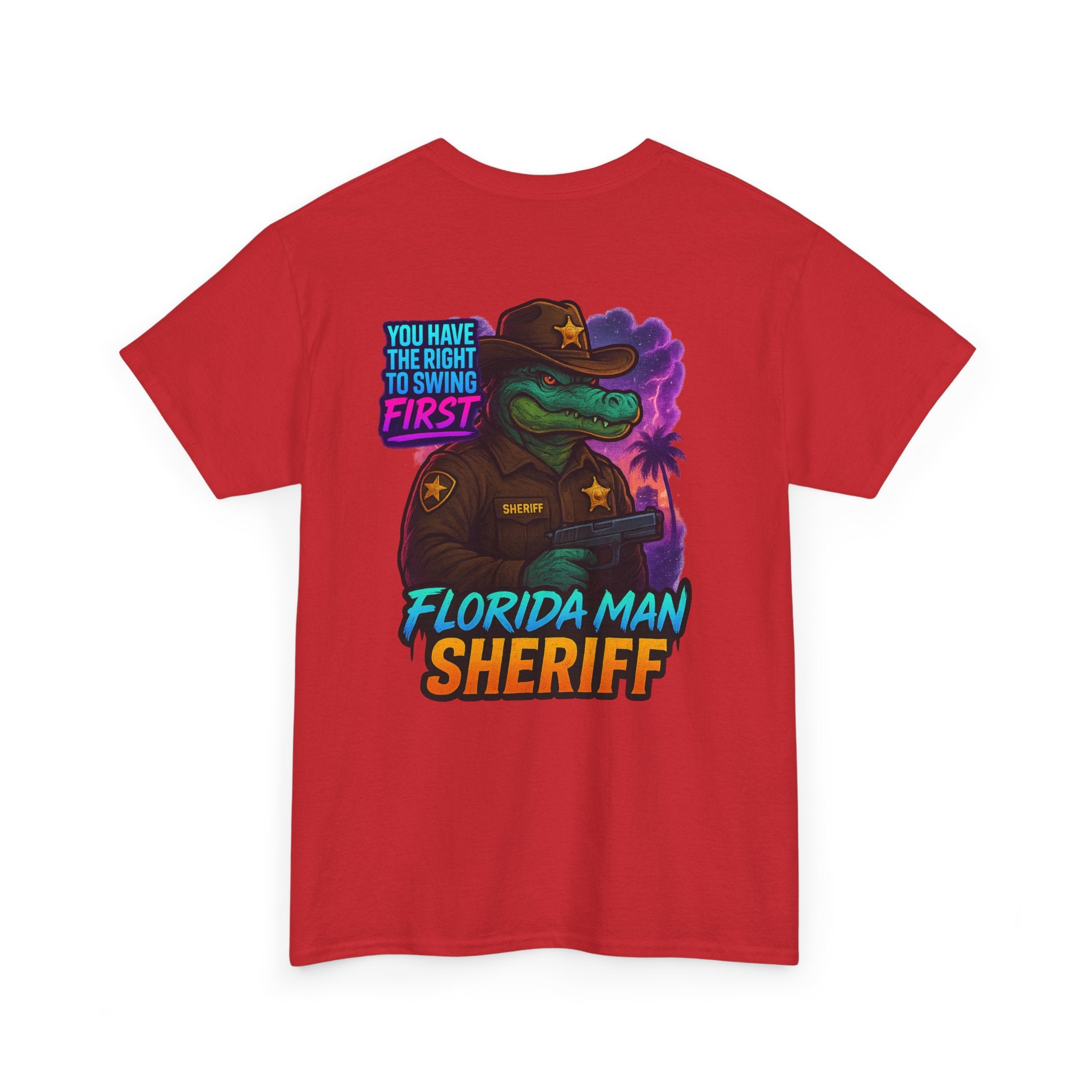 Florida Man Sheriff Tee - Fun Unisex Cotton T-Shirt, Graphic Tee for Florida Lovers, Gift for Dads, Unique Humor Shirt, Casual Wear