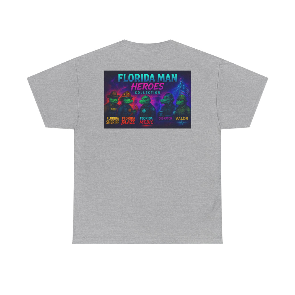 Florida Man Heroes Unisex Tee | Fun Graphic Shirt, Unique Gift, Florida Pride, Casual Style, Funny Tee