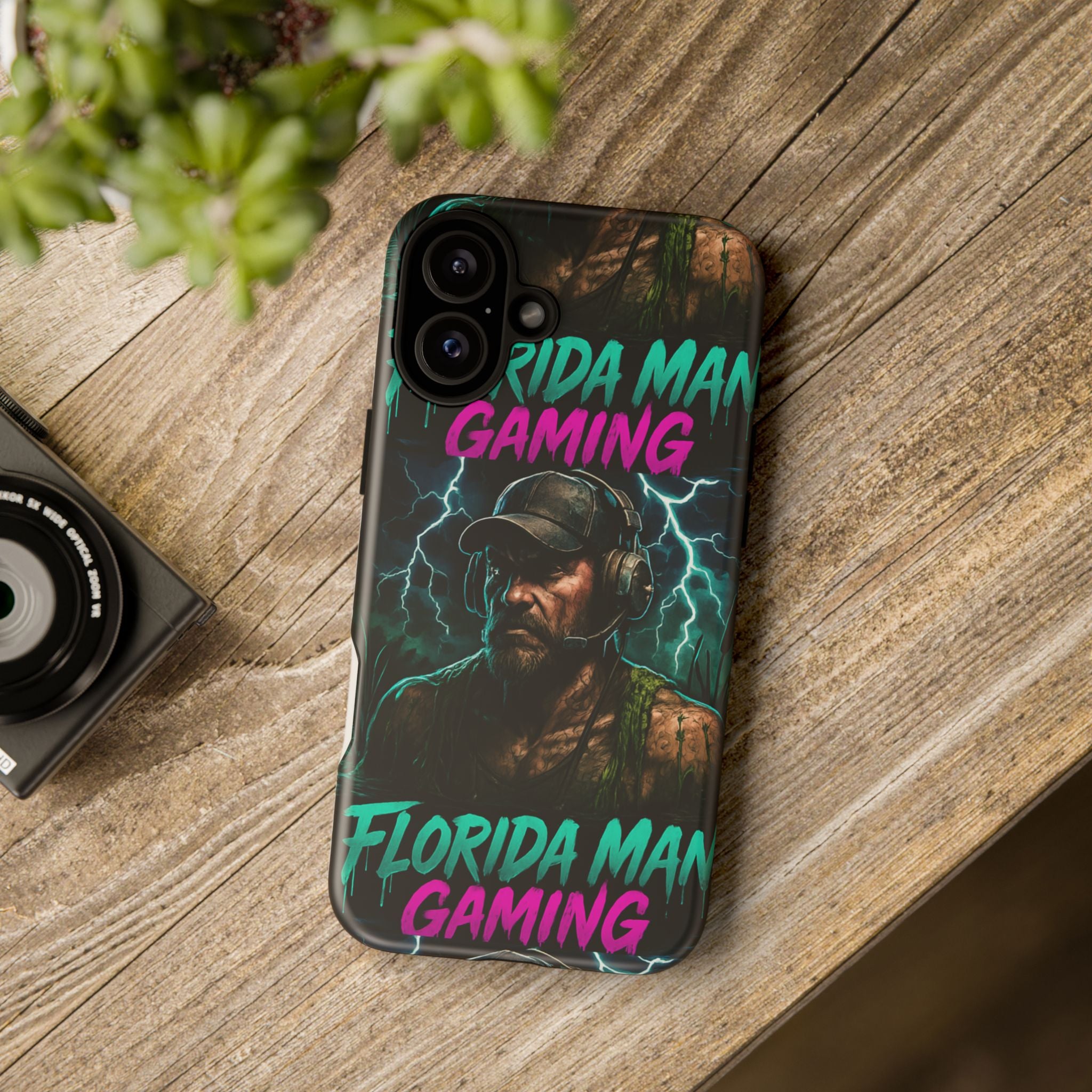 Phone Case - Florida Man Gaming Mascot Rising from the Swamp Tough Case
