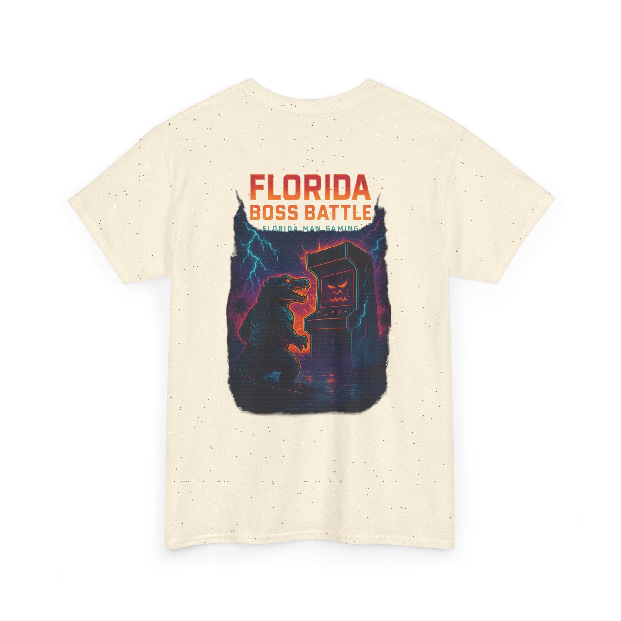 Florida Boss Battle Tee - Unisex Gaming Shirt, Retro Video Game T-Shirt, Gift for Gamers, Cool Casual Wear, Unique Graphic Tee
