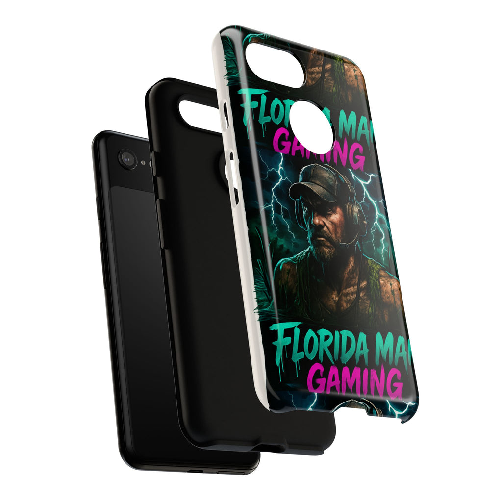 Phone Case - Florida Man Gaming Mascot Rising from the Swamp Tough Case