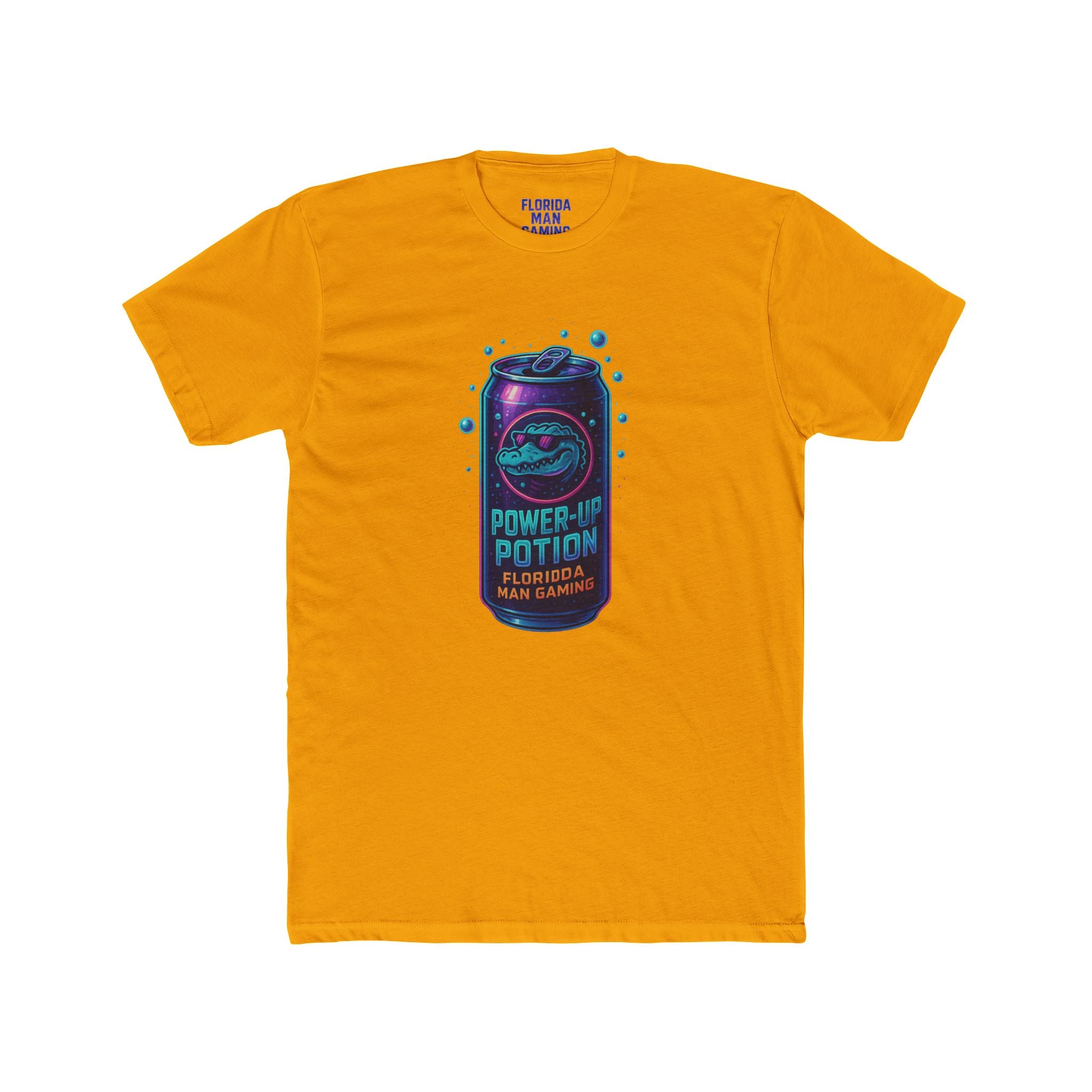 Florida Man Crew Tee: Gaming Humor Shirt, Fun Gift for Gamers, Unisex Tee for Parties, Retro Style Casual Wear, Unique Birthday Present