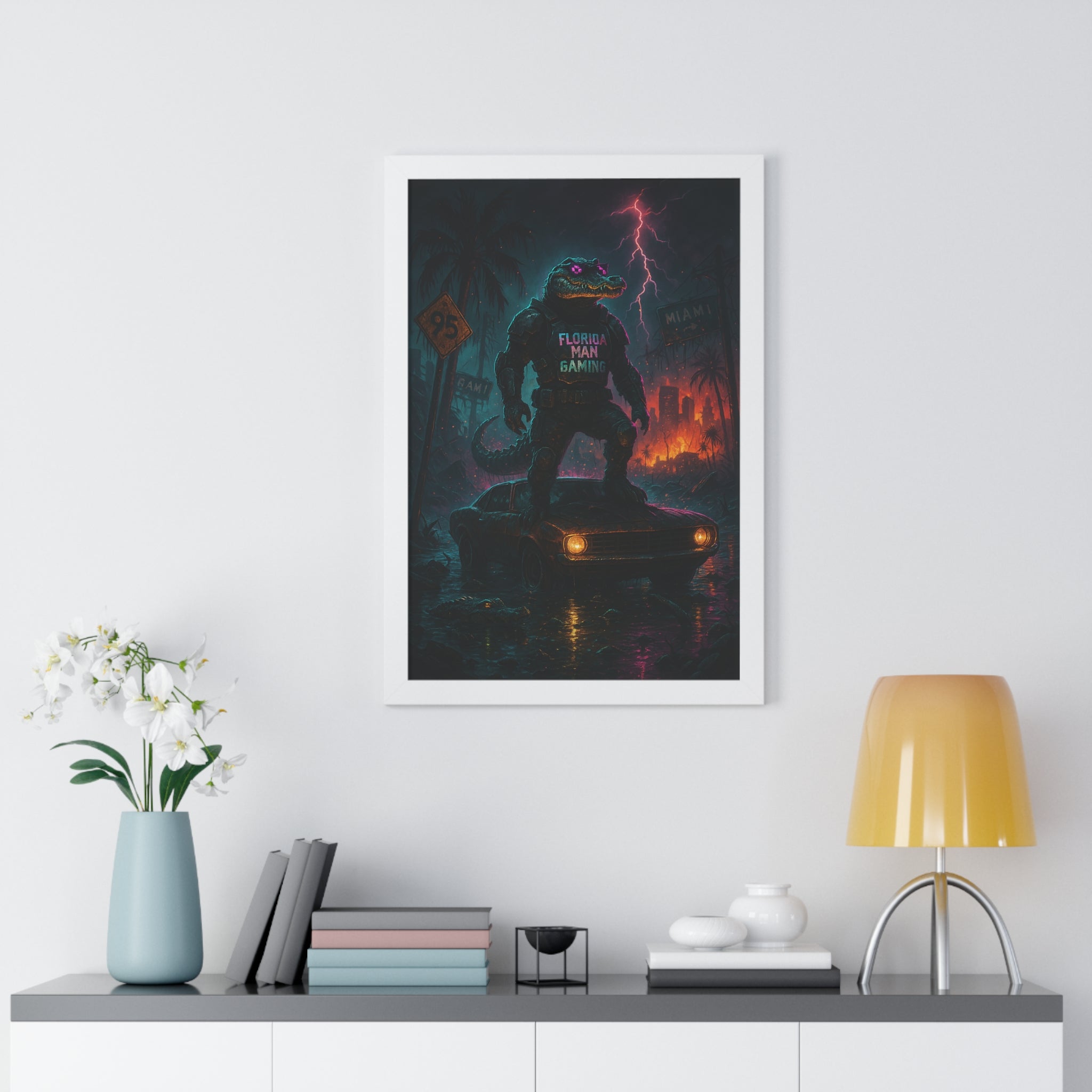 Framed Vertical Poster