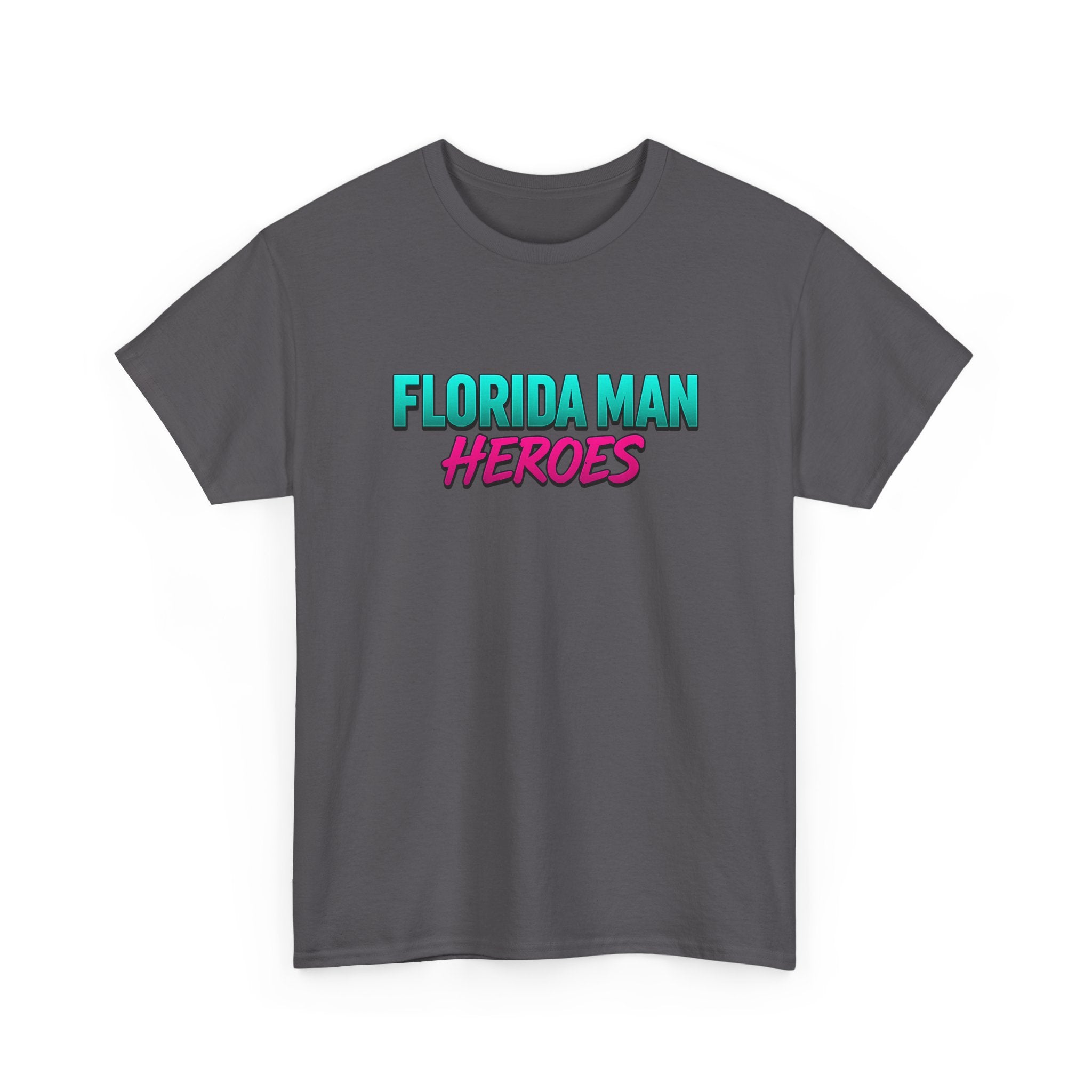 Florida Man Heroes Tee - Unisex Cotton T-Shirt, Funny Gift, Casual Wear, Unique Design, Quirky Florida Apparel