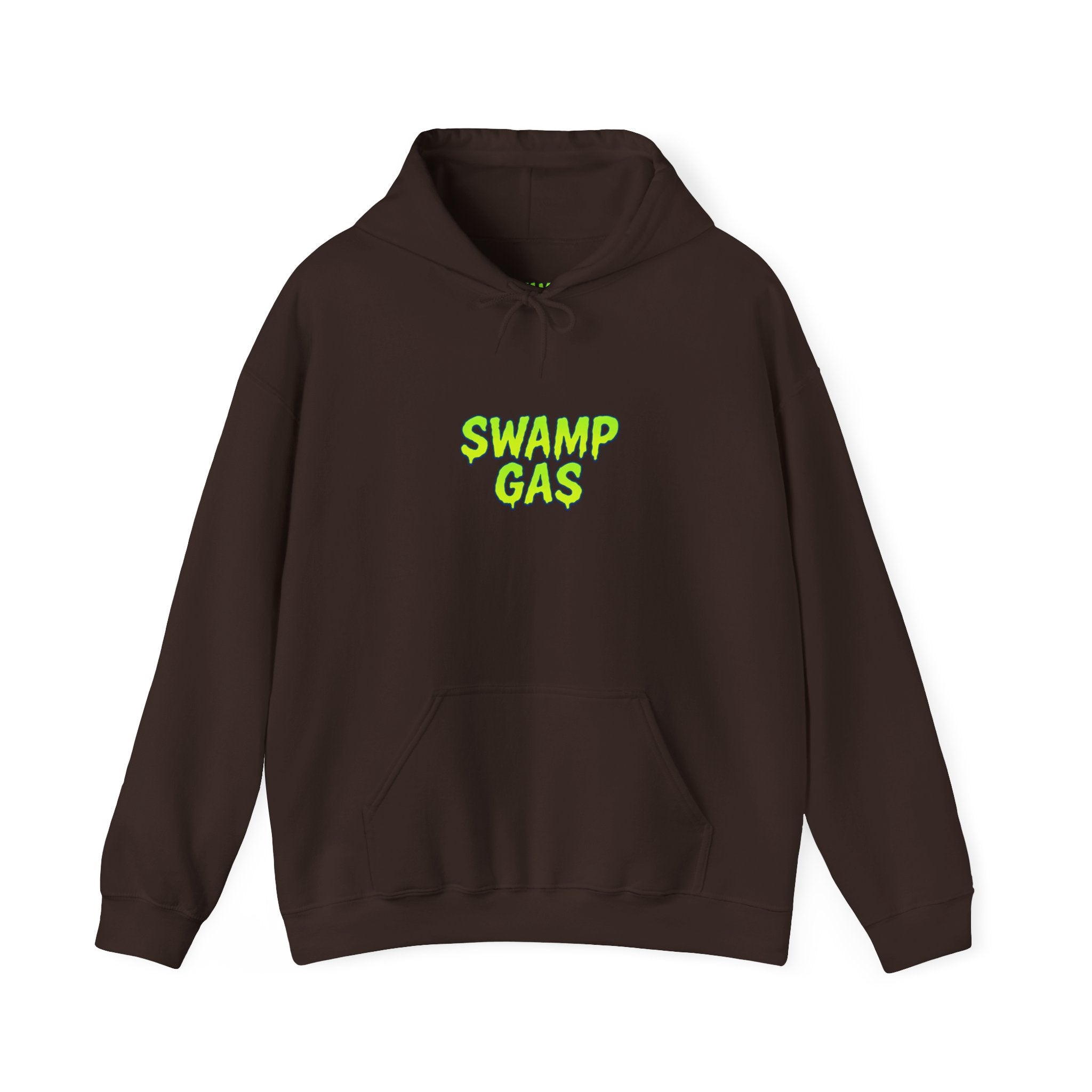 Swamp Gas Unisex Hoodie, Fun Graphic Sweatshirt, Gift for Halloween, Unique Streetwear, Cozy Layering Piece